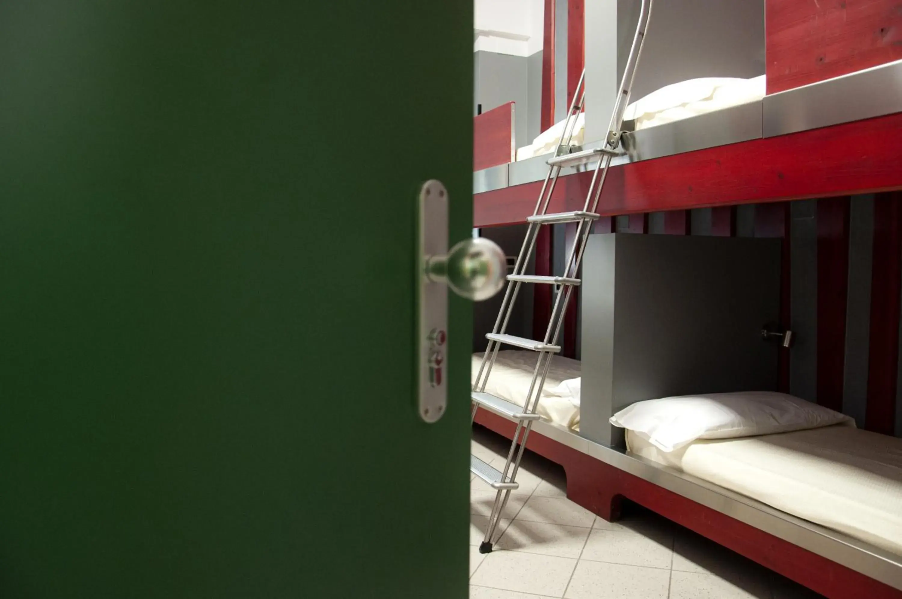 Single Bed in Female Dormitory Room with External Bathroom in Roma Scout Center Single Bed in Female Dormitory Room with External Bathroom in Roma Scout Center