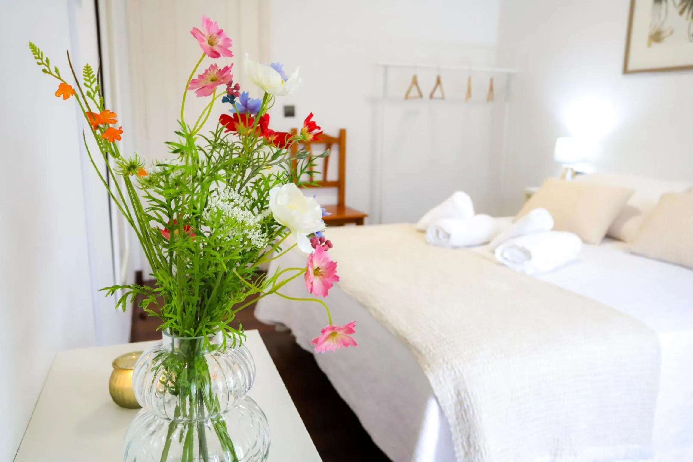 Bed in Pensión As Burgas