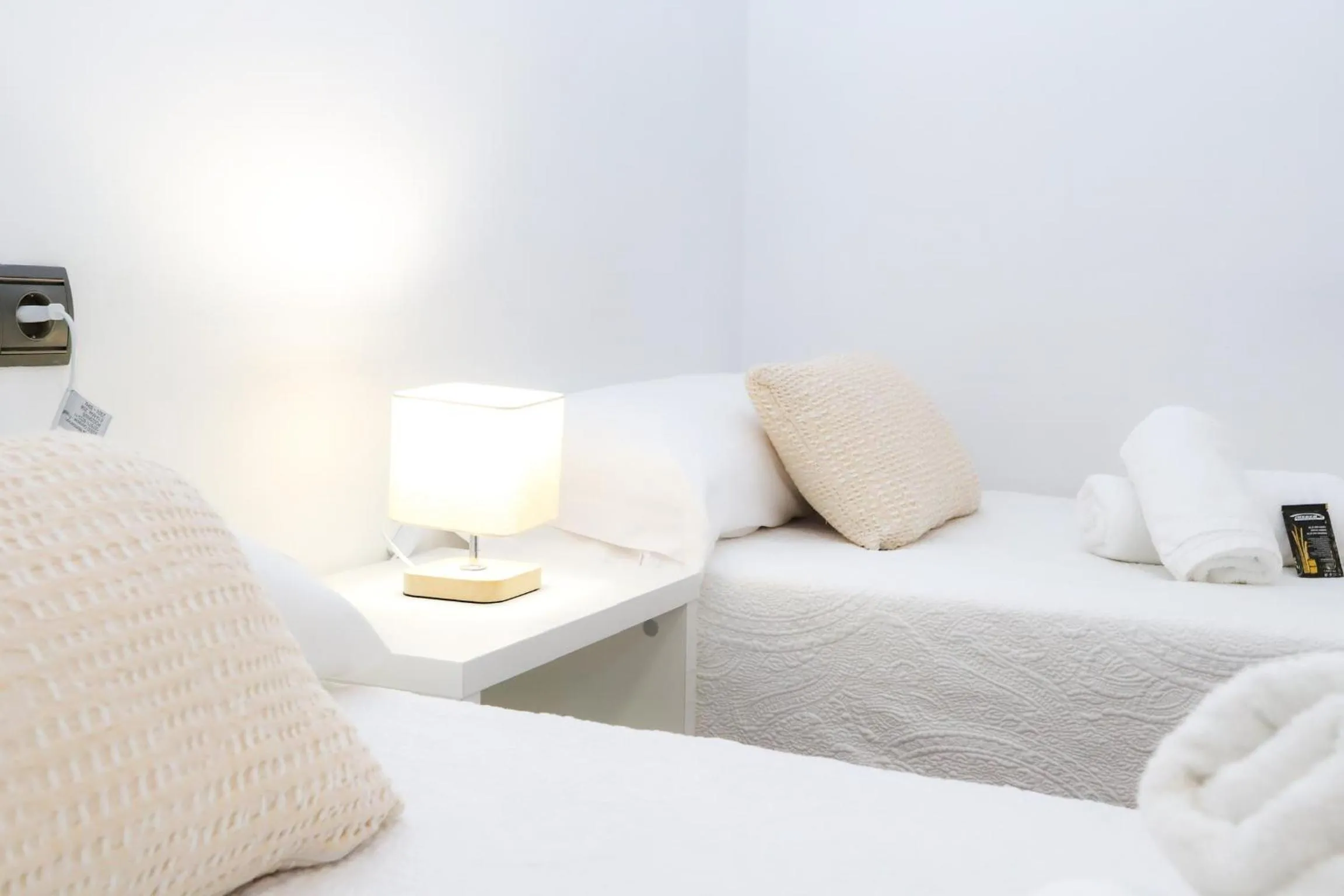 Bed in Pensión As Burgas