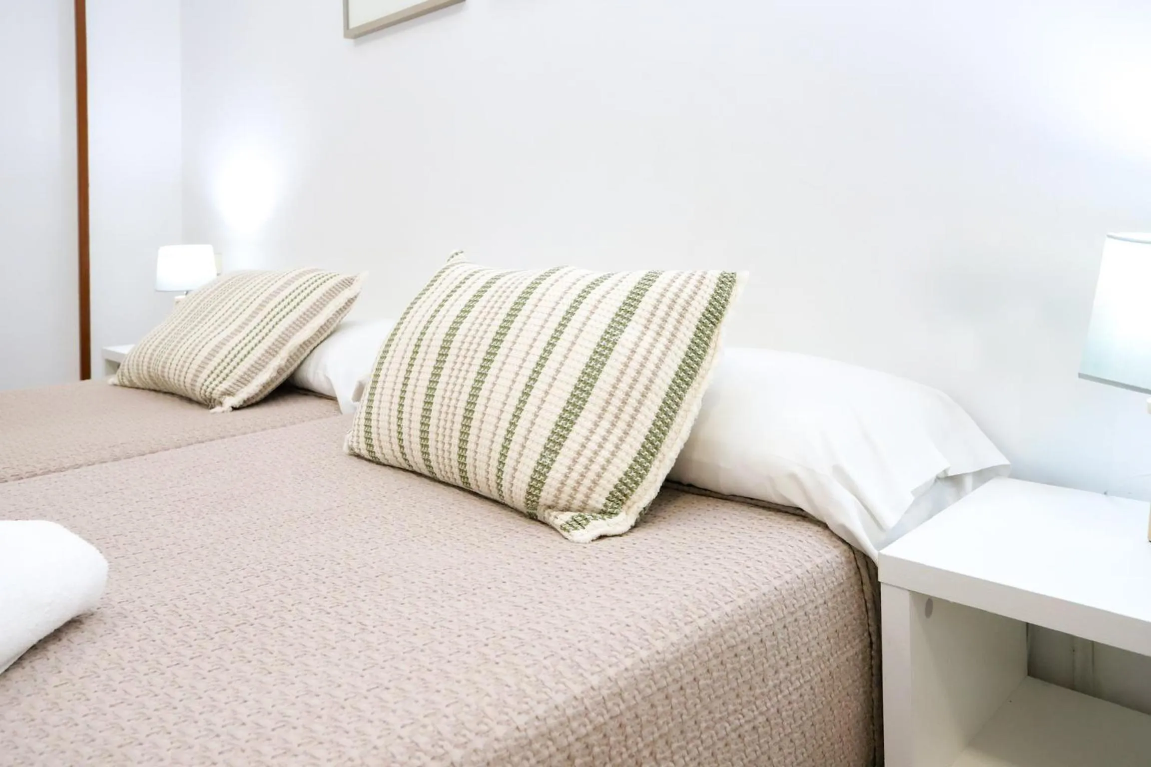 Bed in Pensión As Burgas