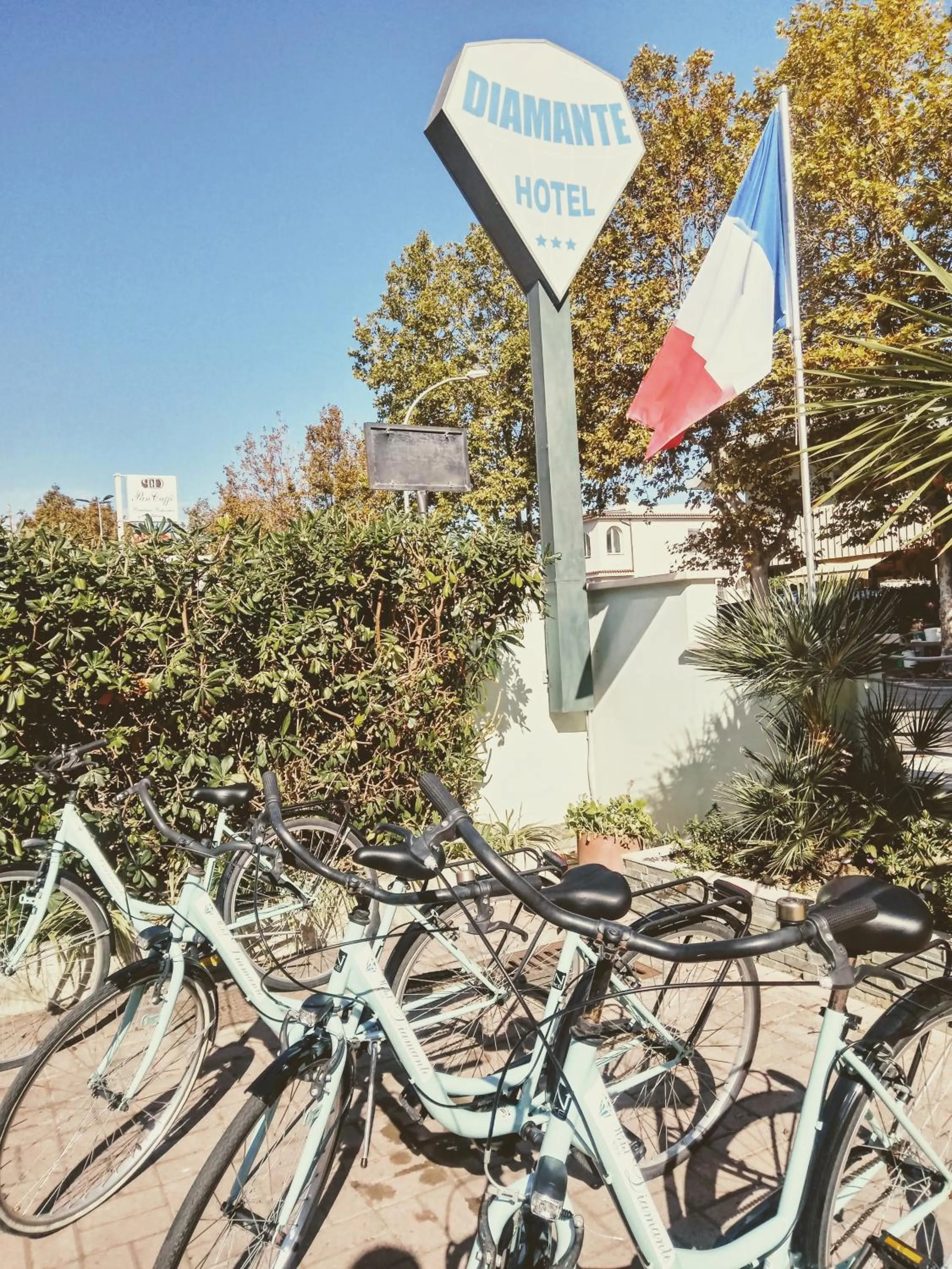 Property logo or sign in Hotel Diamante