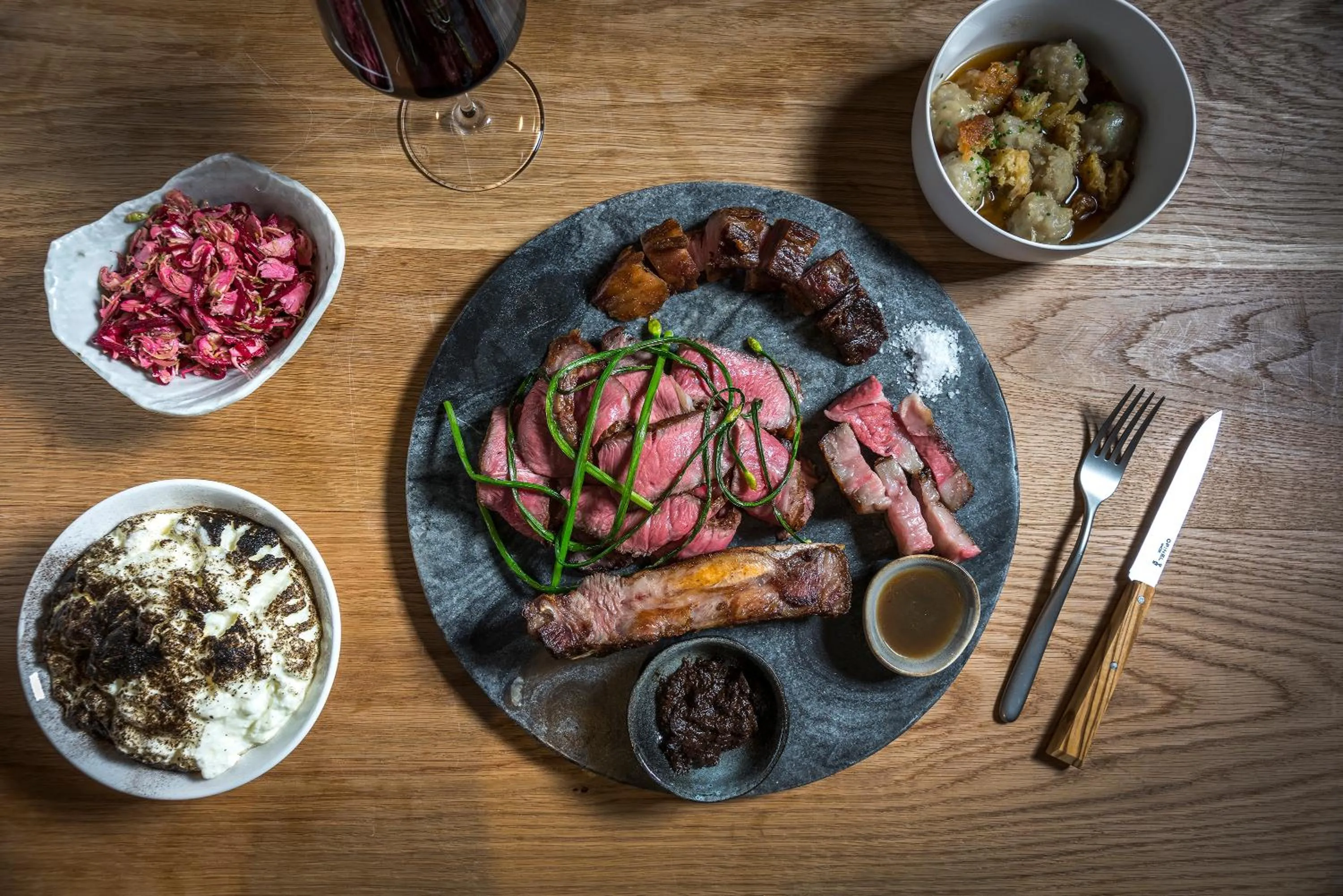 Food close-up in MADE Hotel