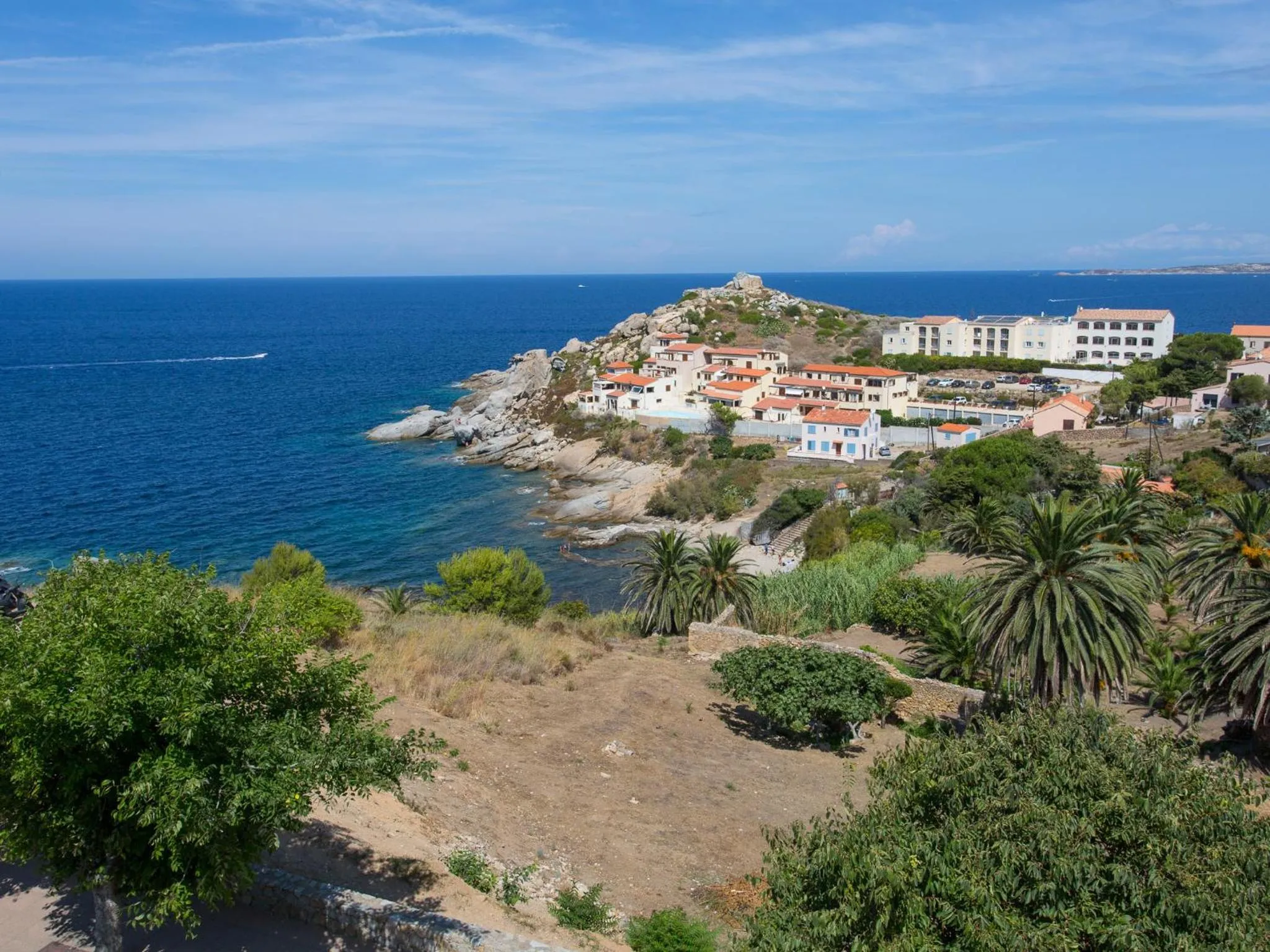 Bird's eye view in Hotel Revellata & Spa