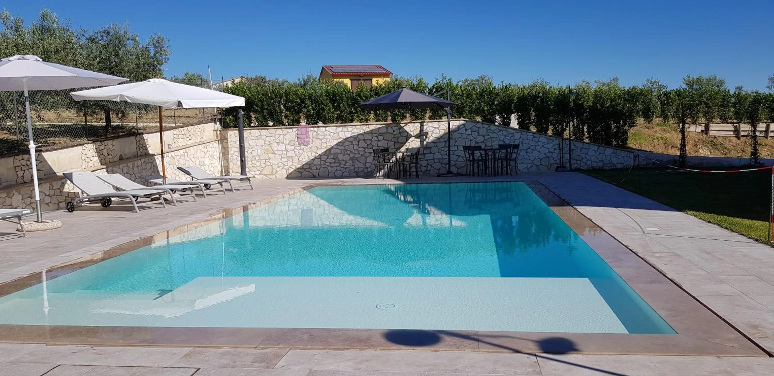 Pool view in Agriturismo La Madonnina