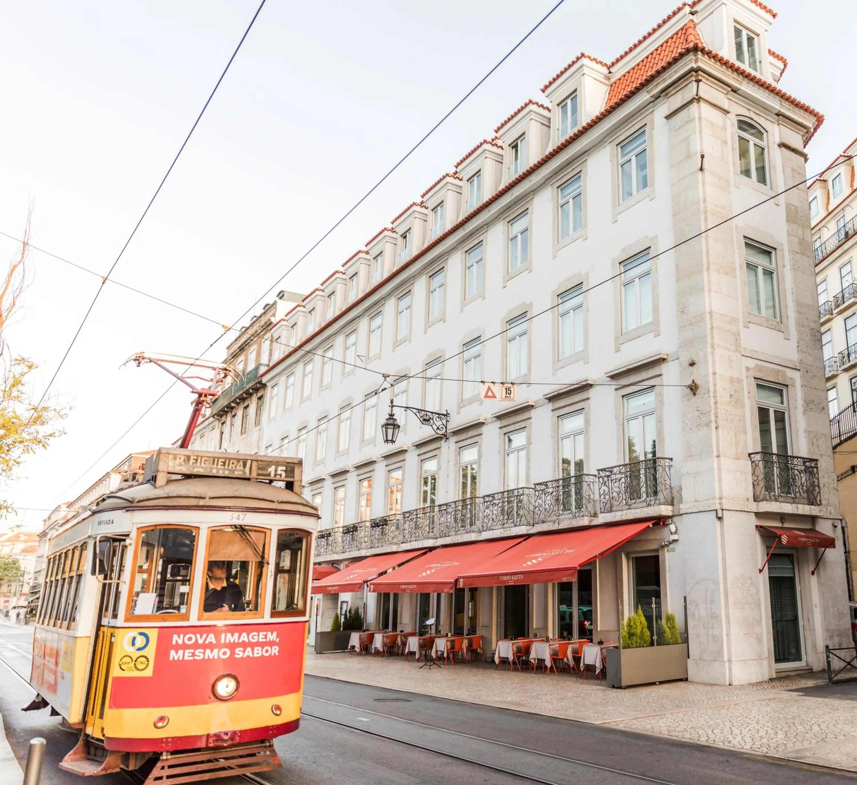 Property building in Corpo Santo Lisbon Historical Hotel