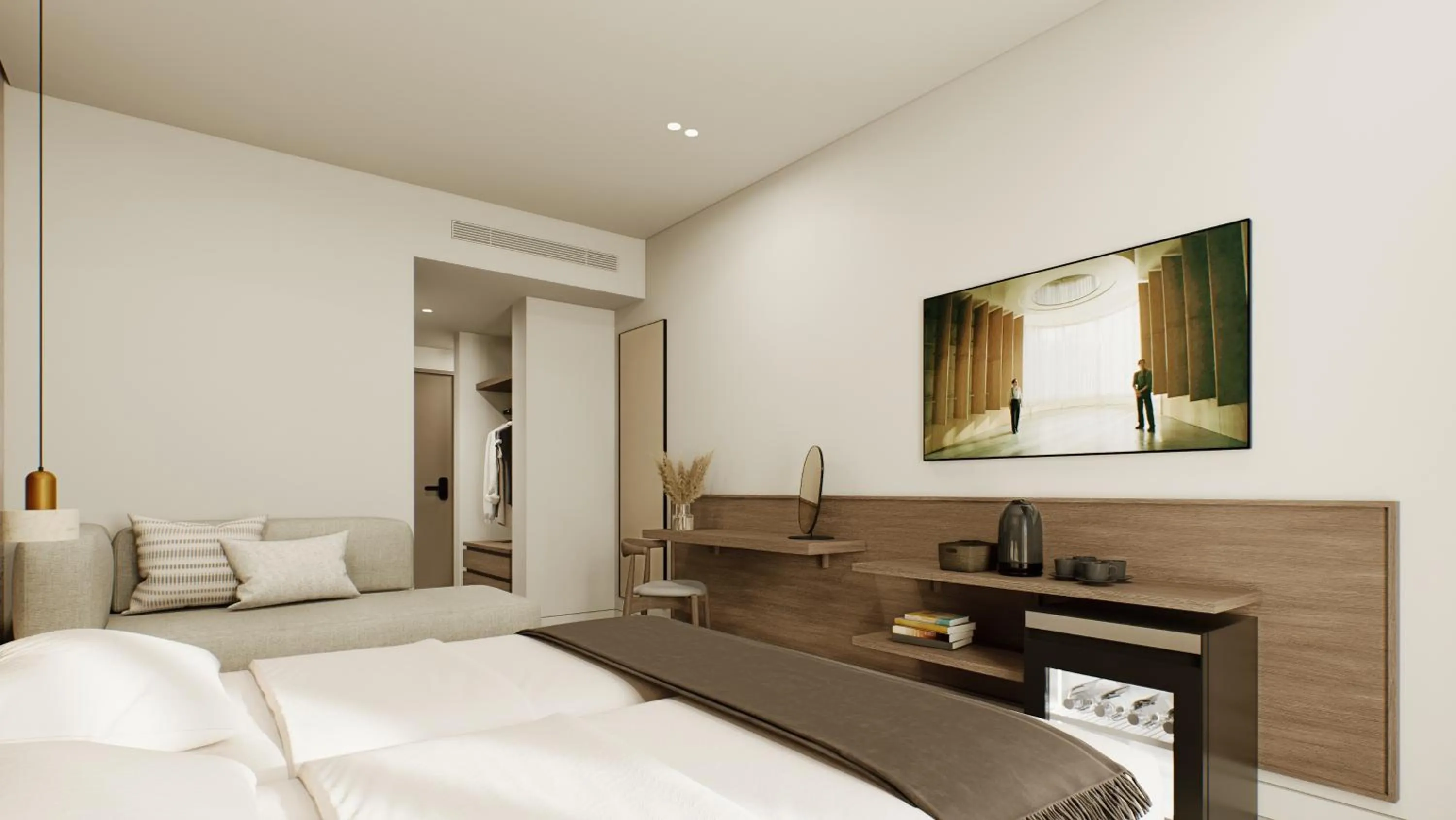 Bed in Diana Palace Hotel Zakynthos