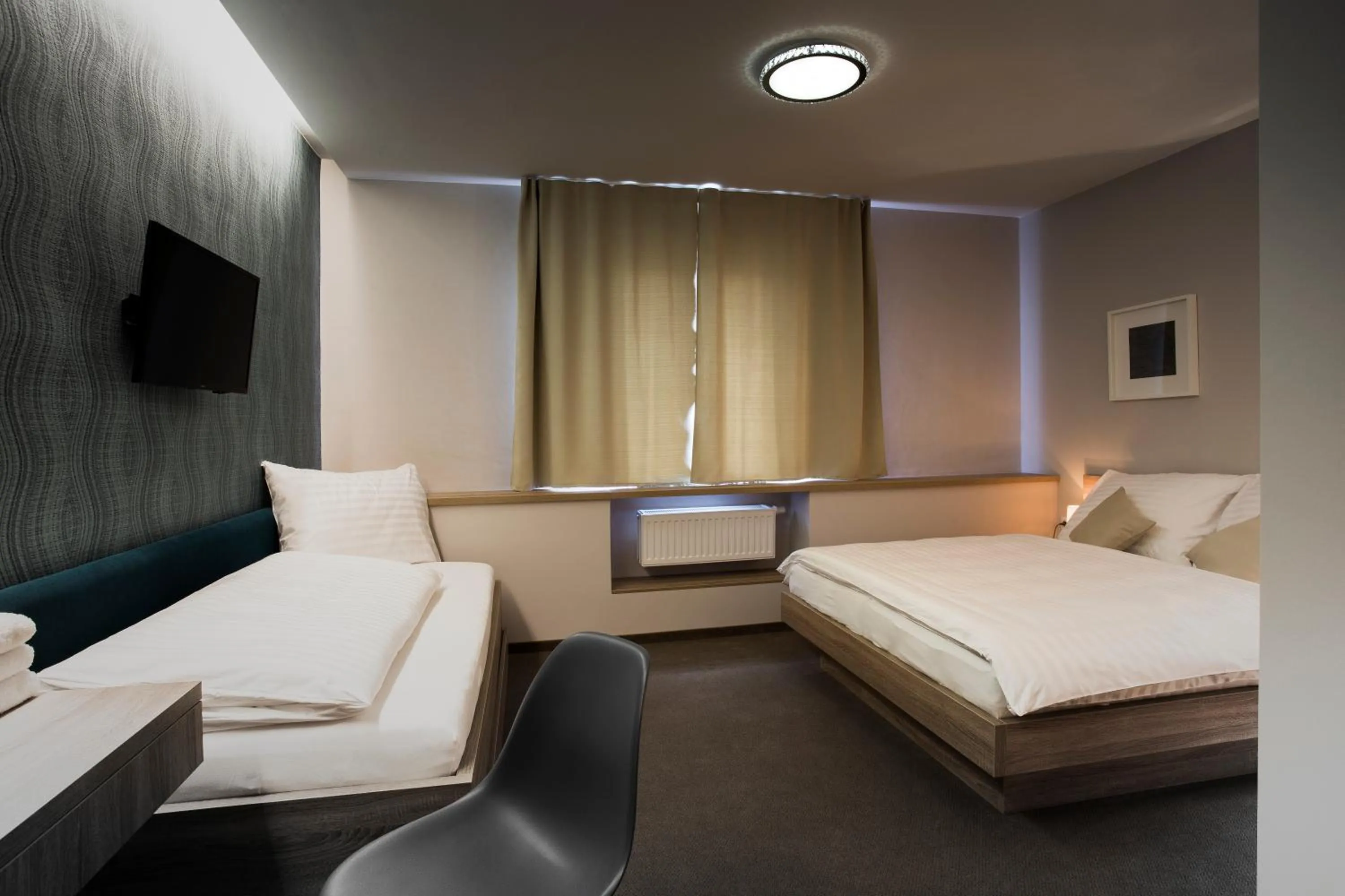 Bed in Hotel Rokiten