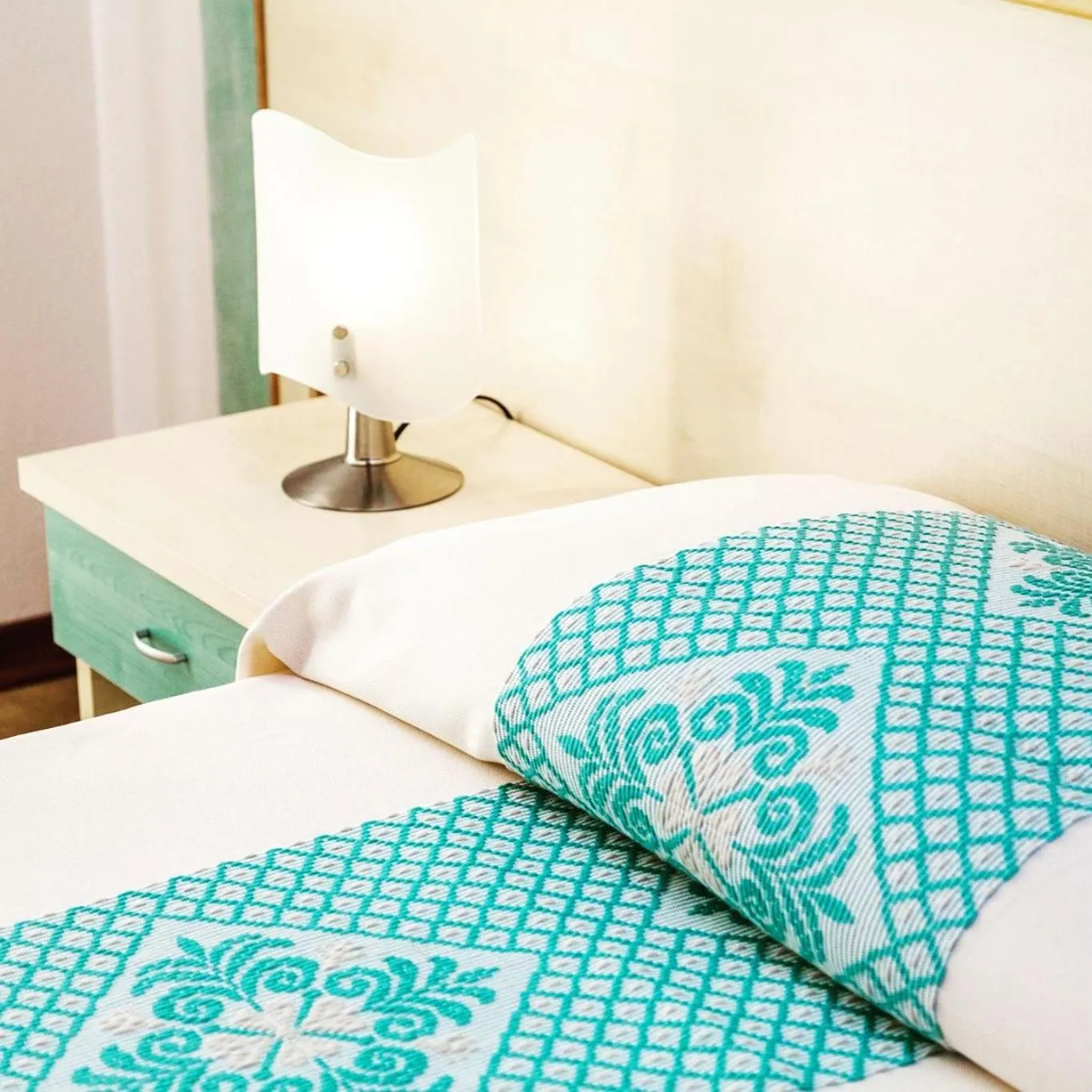 Decorative detail, Bed in Hotel Petri Marini