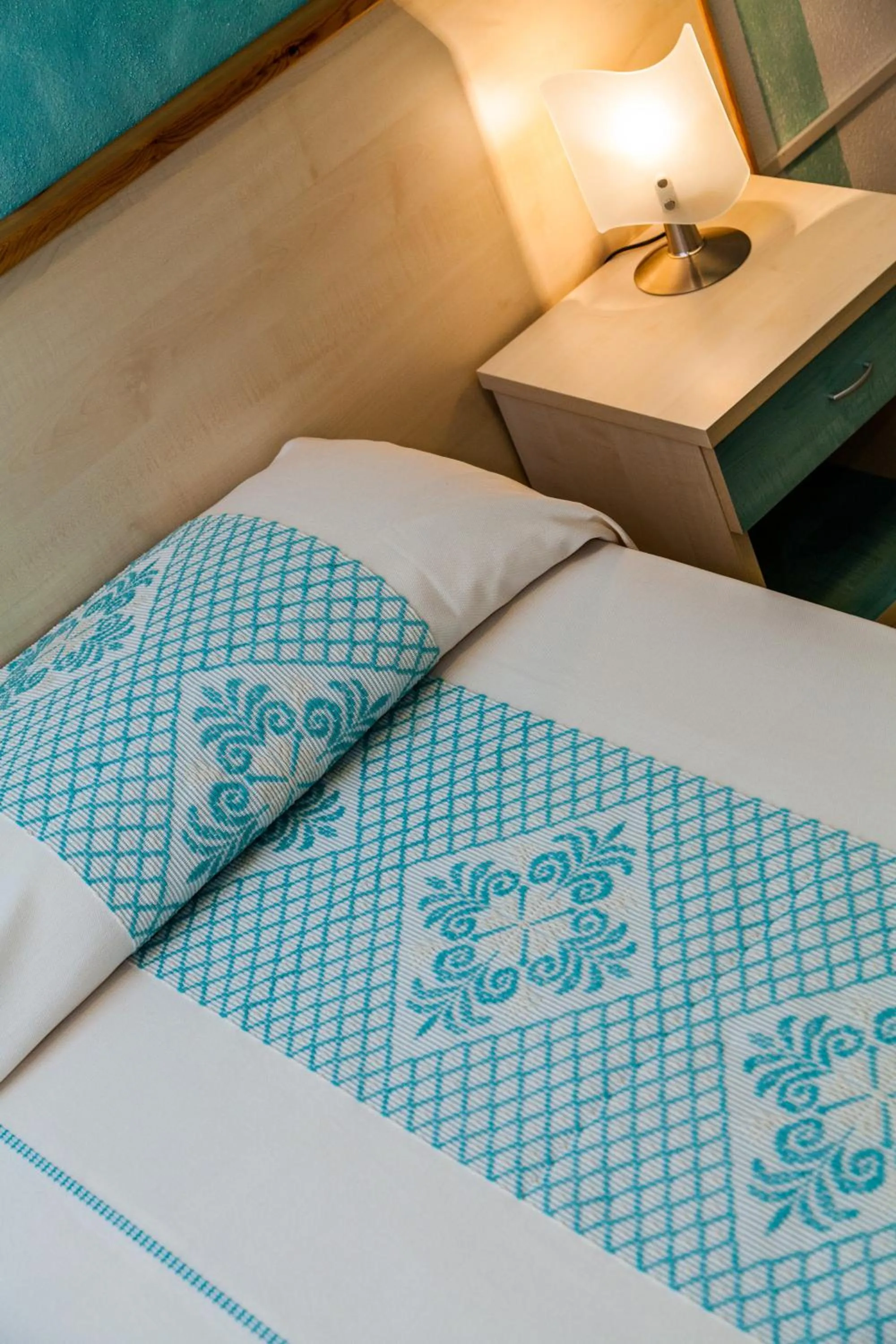 Decorative detail, Bed in Hotel Petri Marini