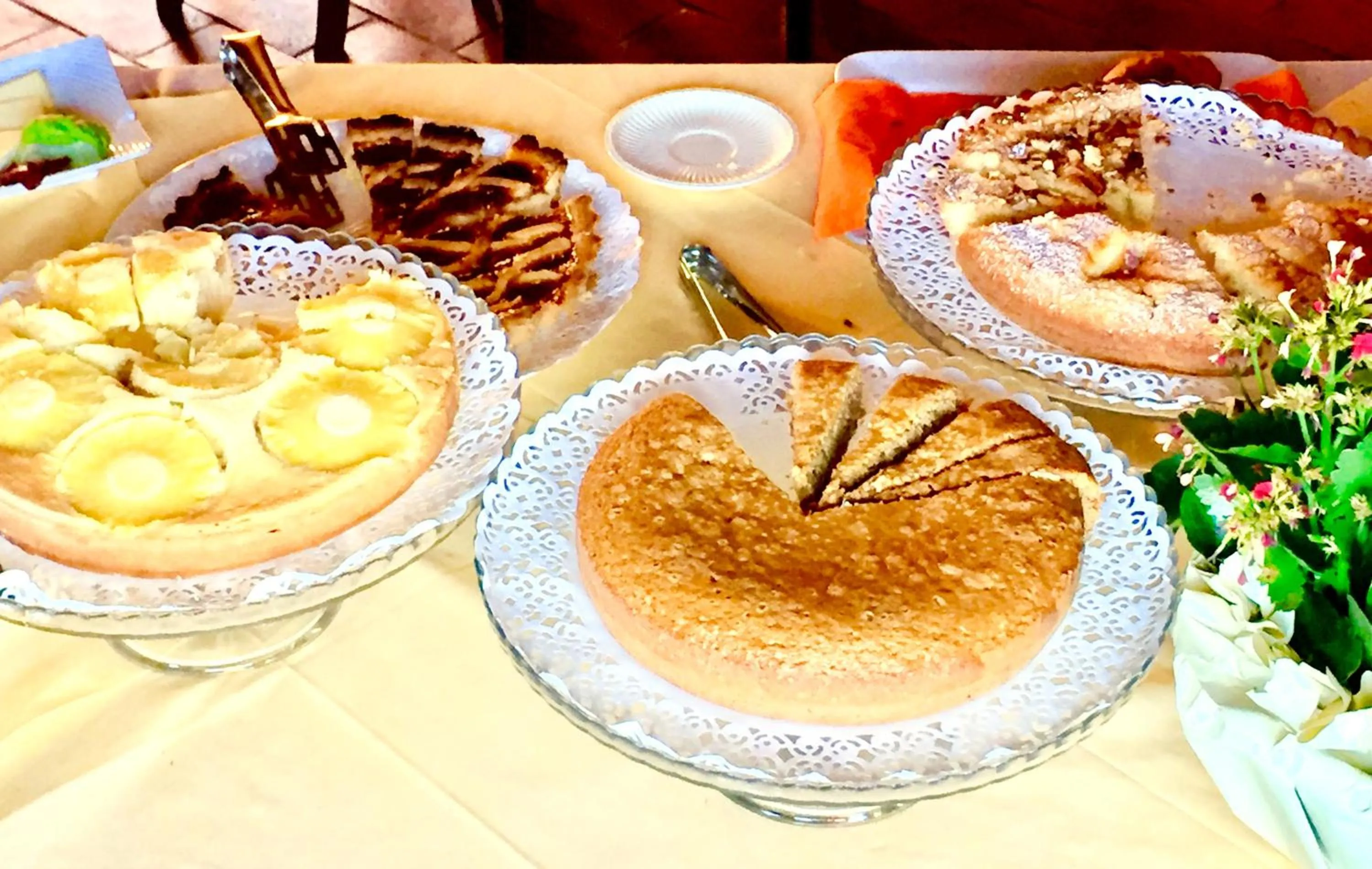 Italian breakfast in Locanda Vesuna Hotel Countryhouse