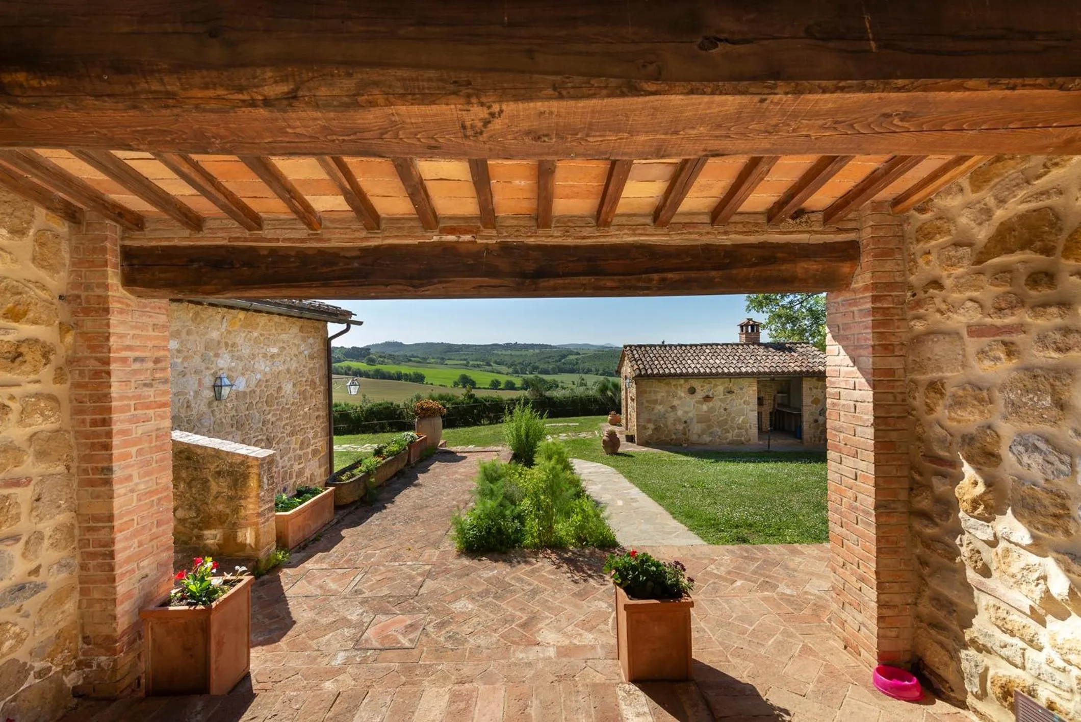 Garden view in Locanda Vesuna Hotel Countryhouse