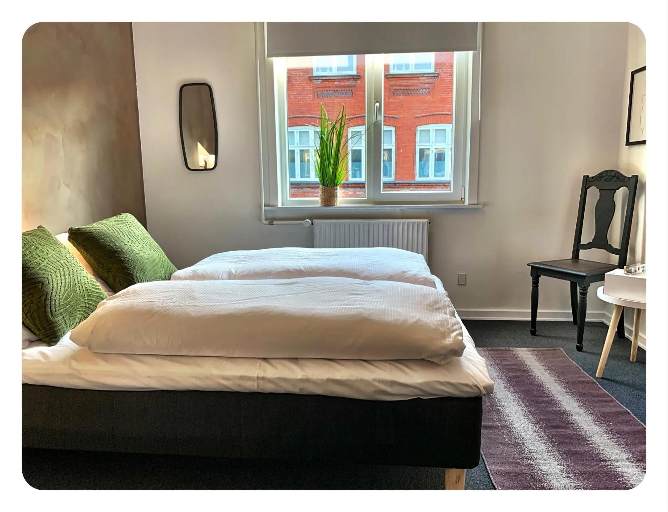 Bed in Hotel Gammel Havn