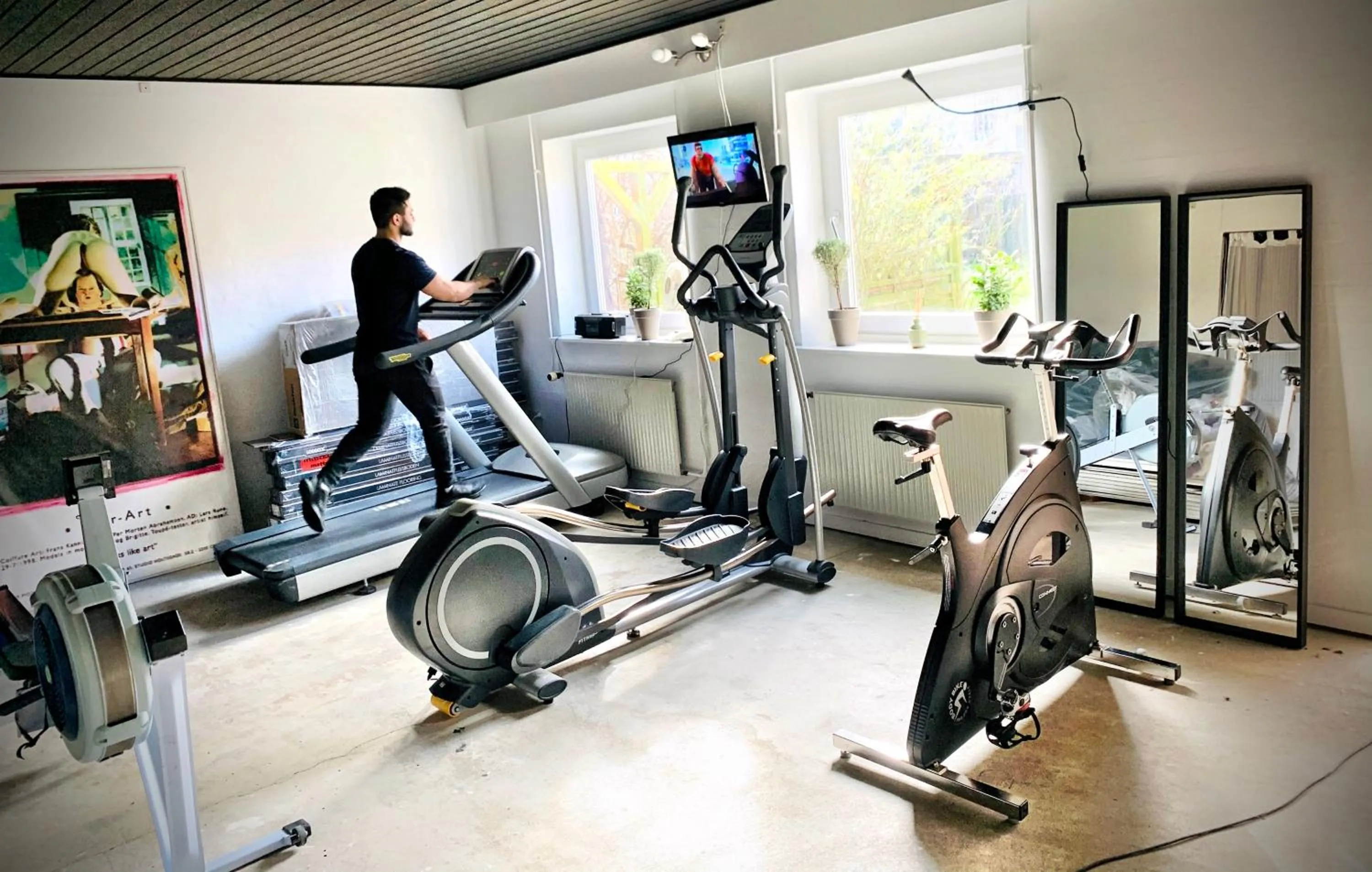 Fitness centre/facilities in Hotel Gammel Havn