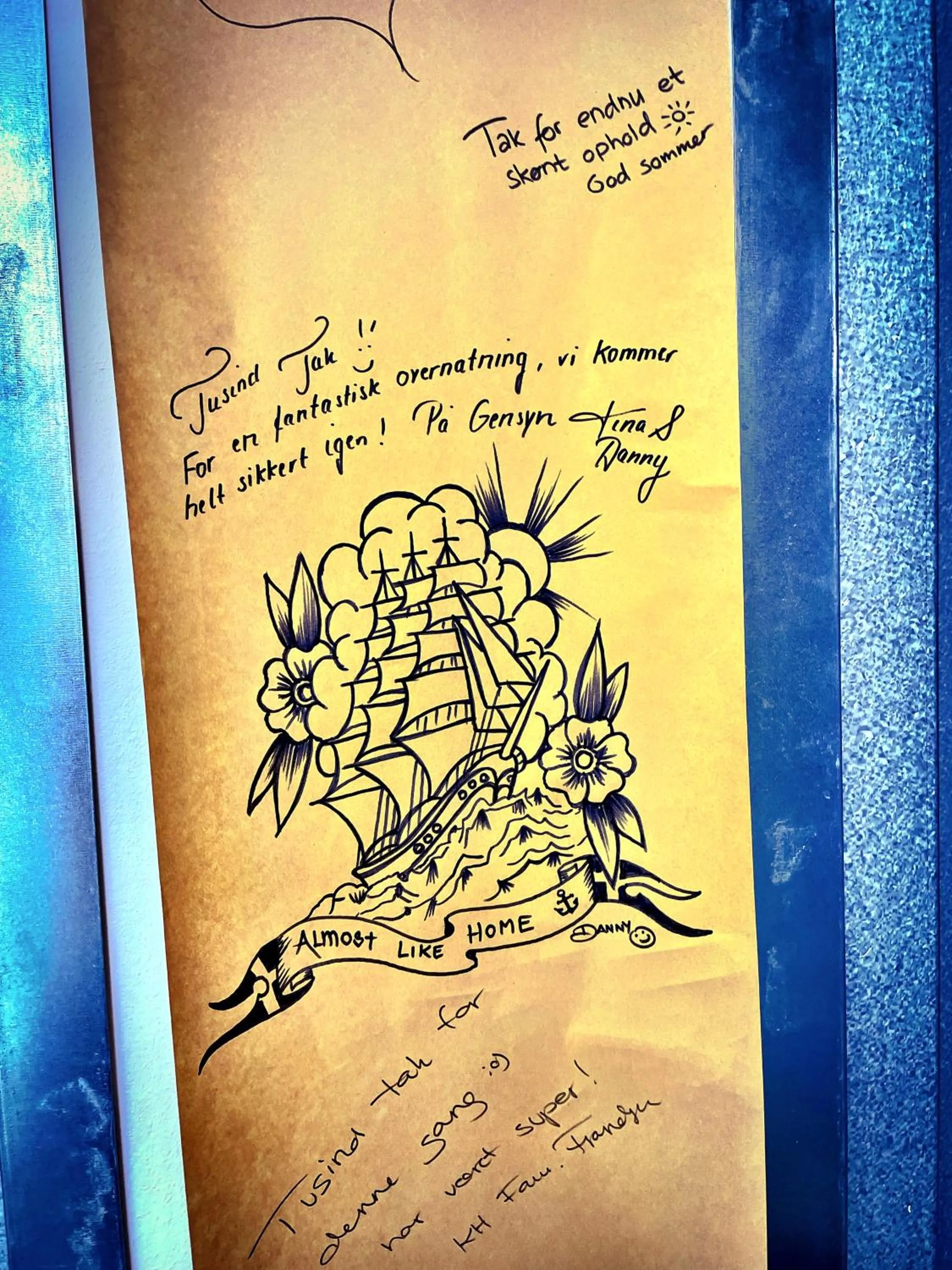 Logo/Certificate/Sign in Hotel Gammel Havn