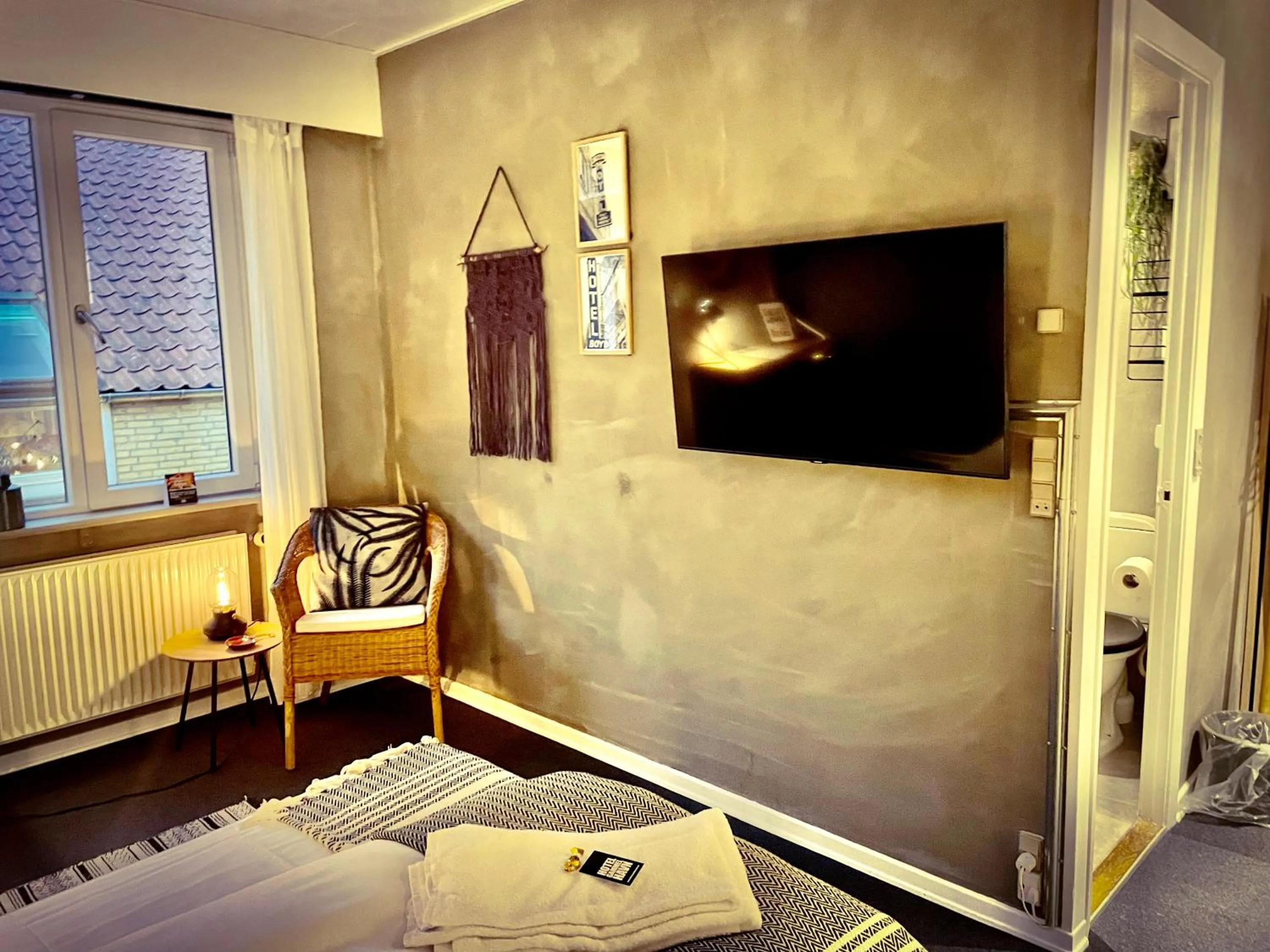 Bed in Hotel Gammel Havn