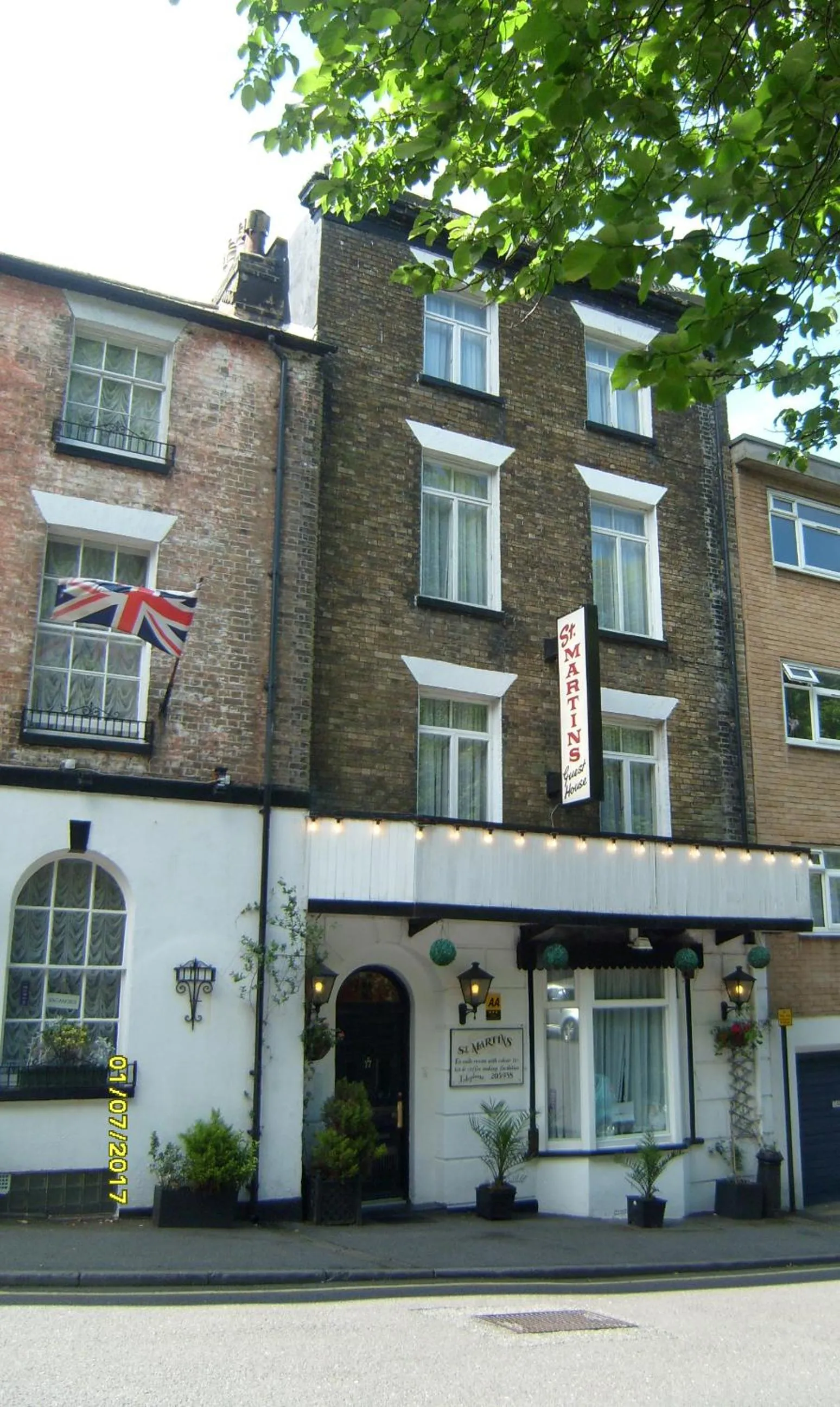 Property building in St Martins Guest House