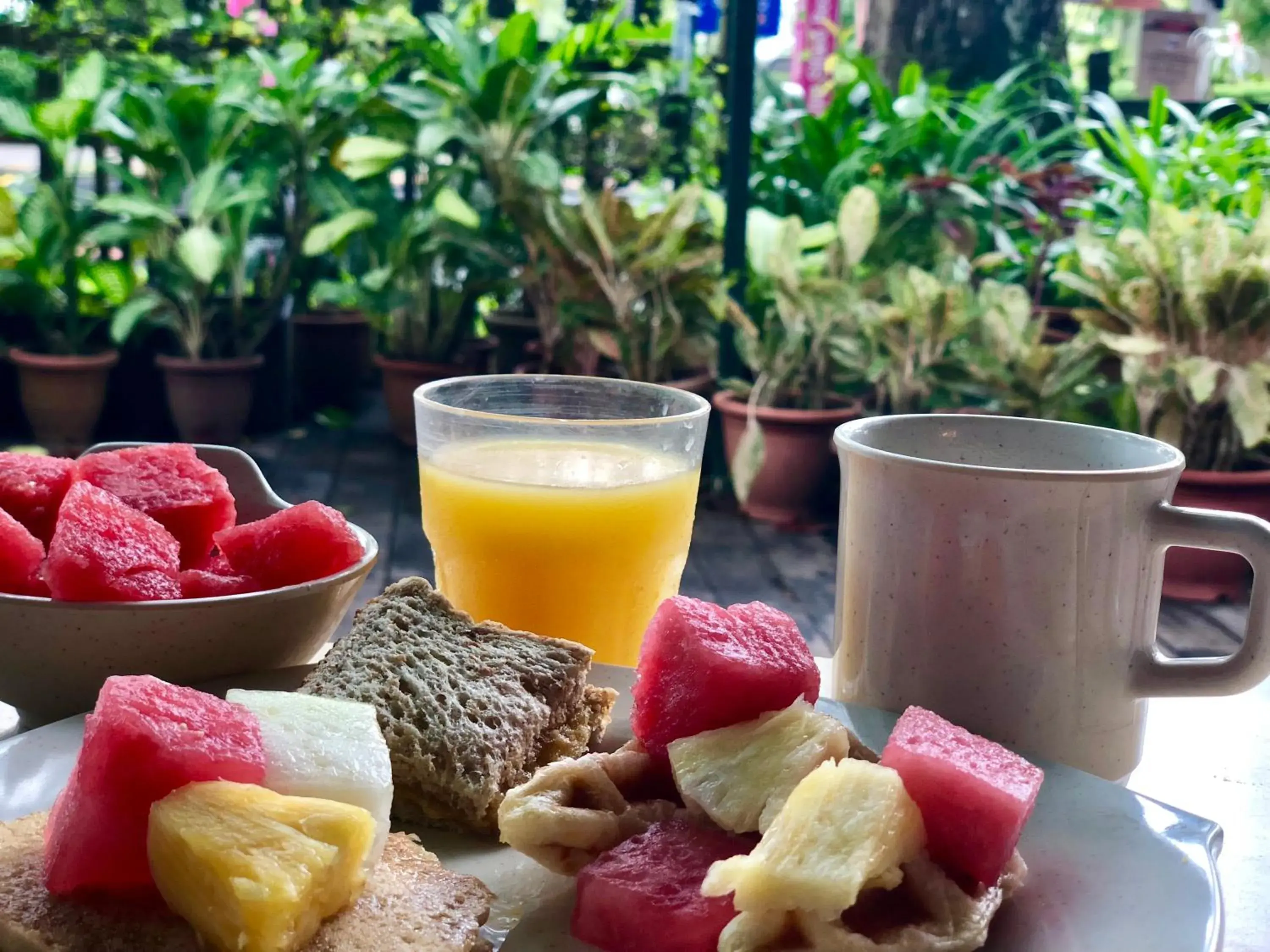 Breakfast in Siloso Beach Resort - Sentosa Breakfast in Siloso Beach Resort - Sentosa