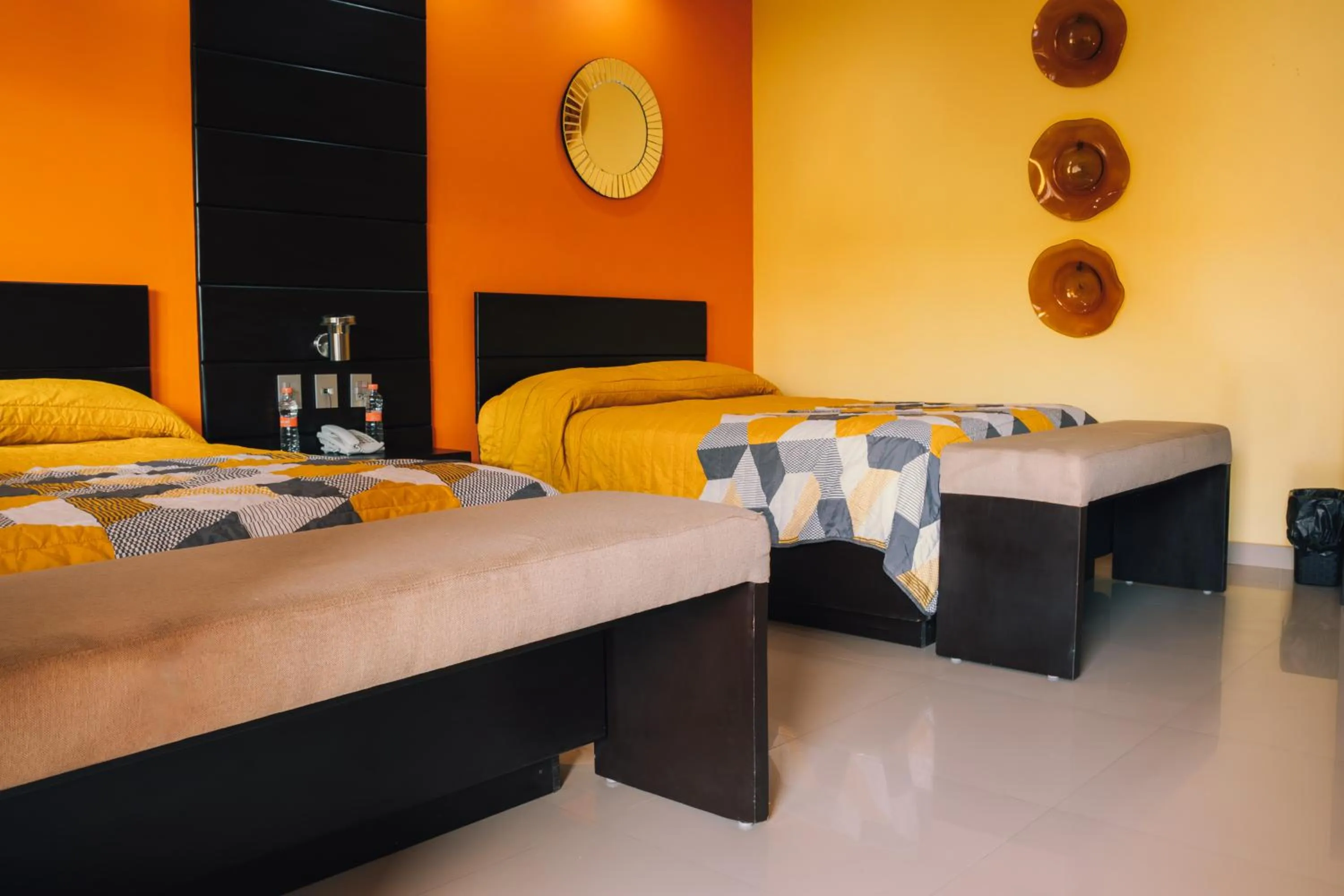 Bed in Luxury Hotel Inn