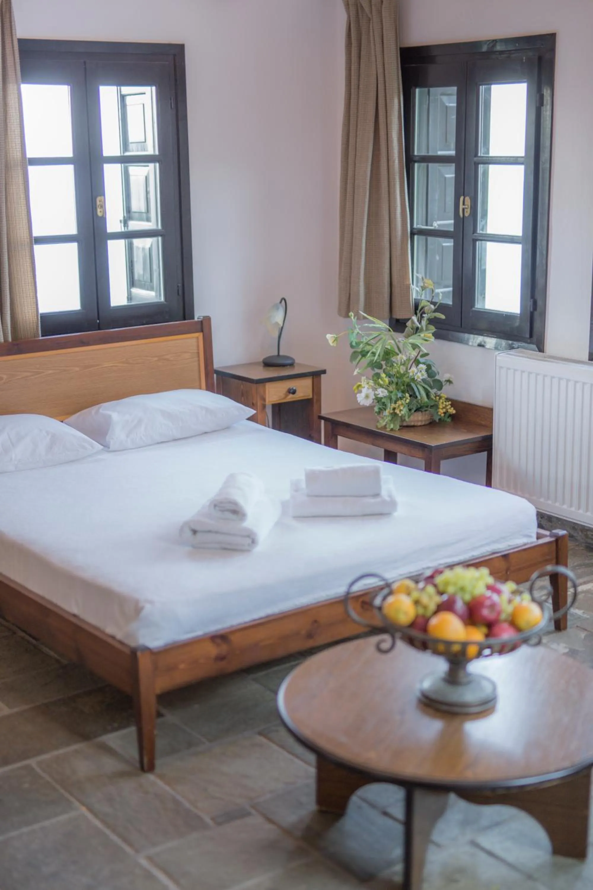 Bed in Pilio Sea Horizon Hotel