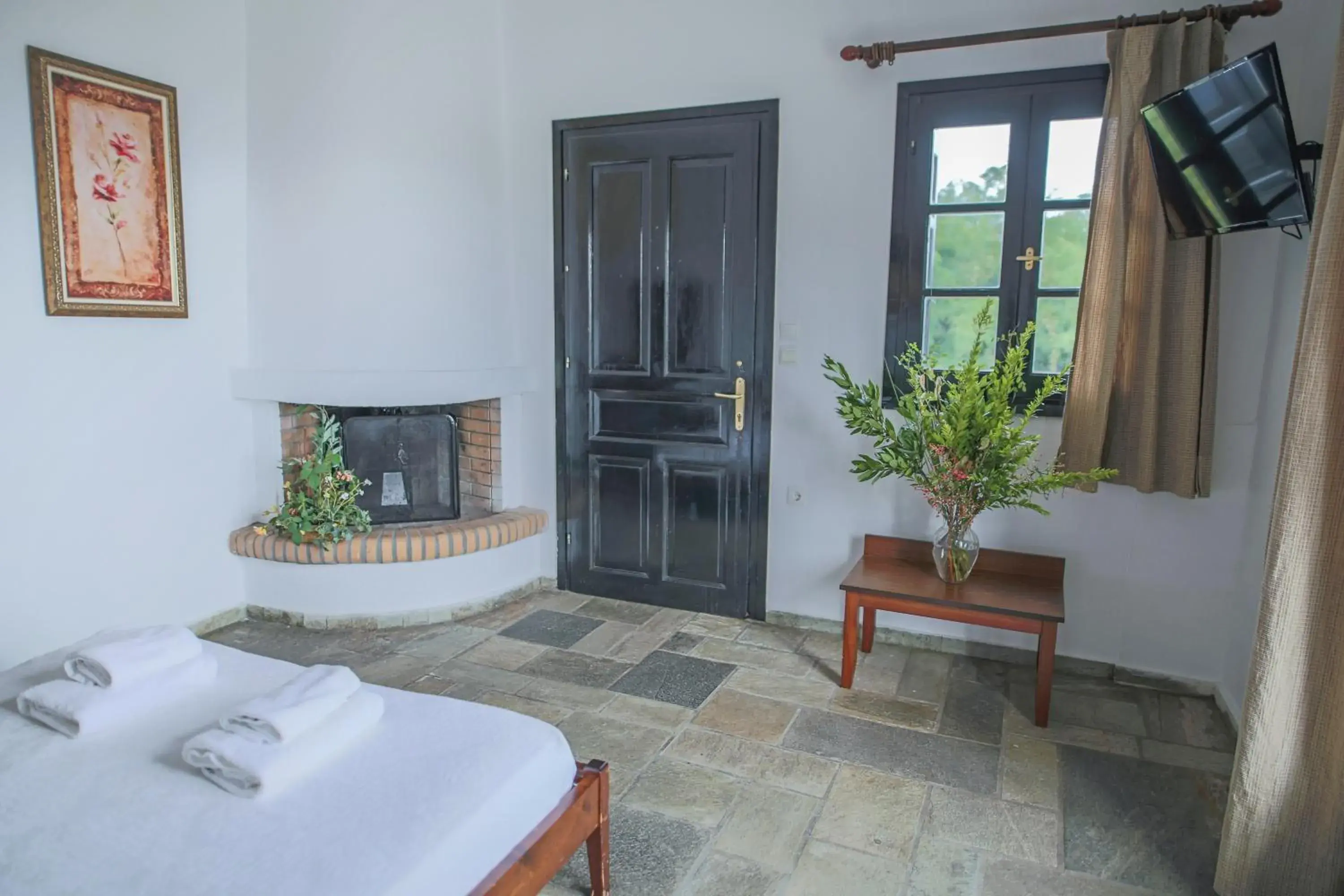 Bed in Pilio Sea Horizon Hotel Bed in Pilio Sea Horizon Hotel