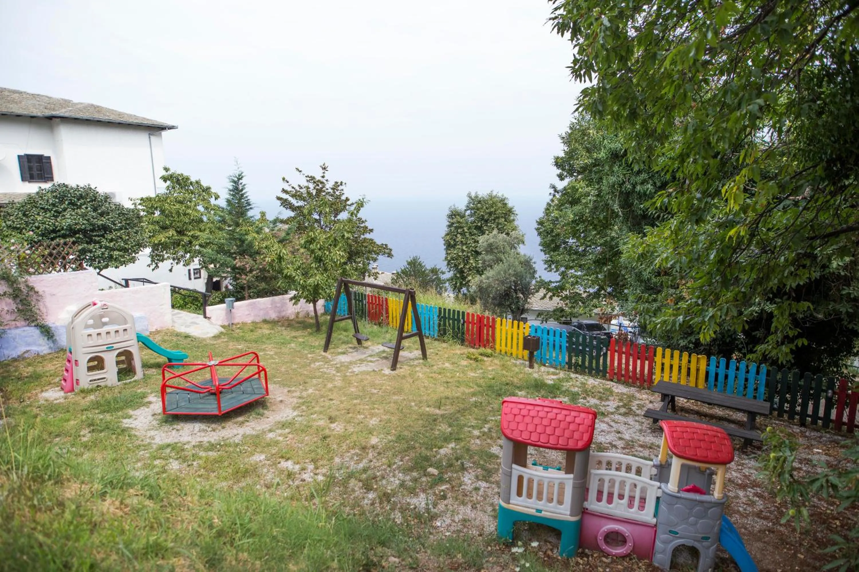 Children play ground in Pilio Sea Horizon Hotel