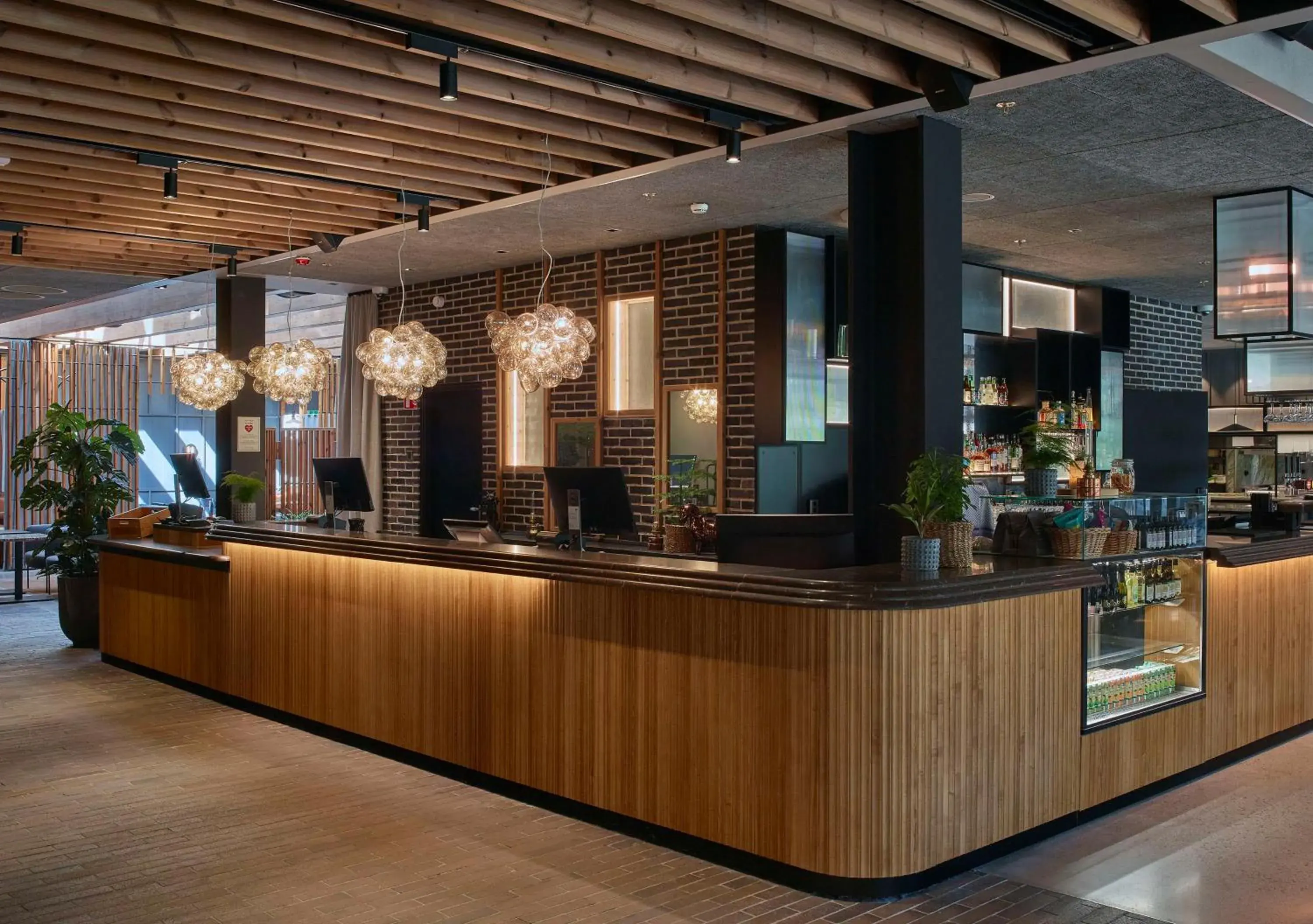 Lobby or reception in Scandic Strömmen Lobby or reception in Scandic Strömmen