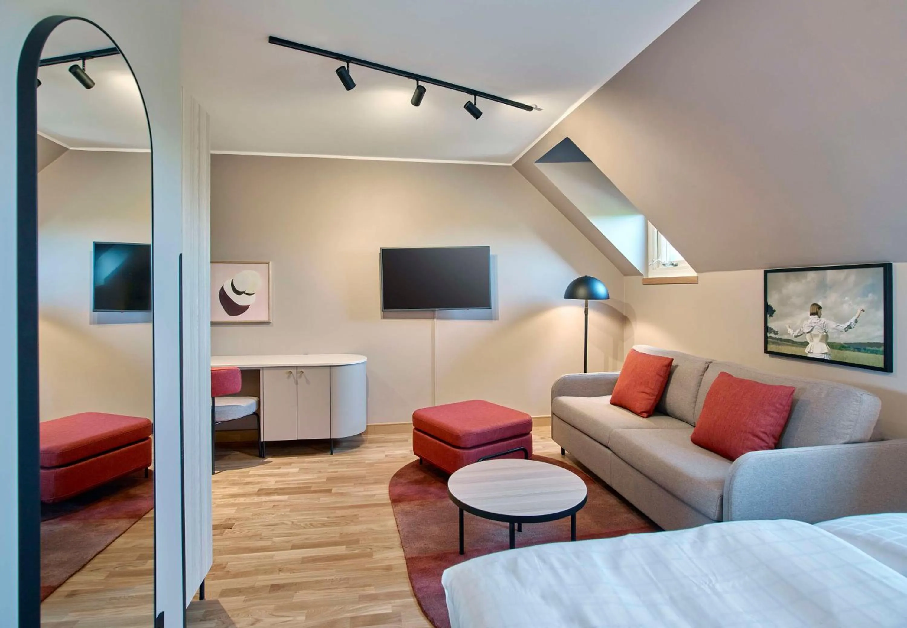 Bedroom, Bed in Scandic Strömmen