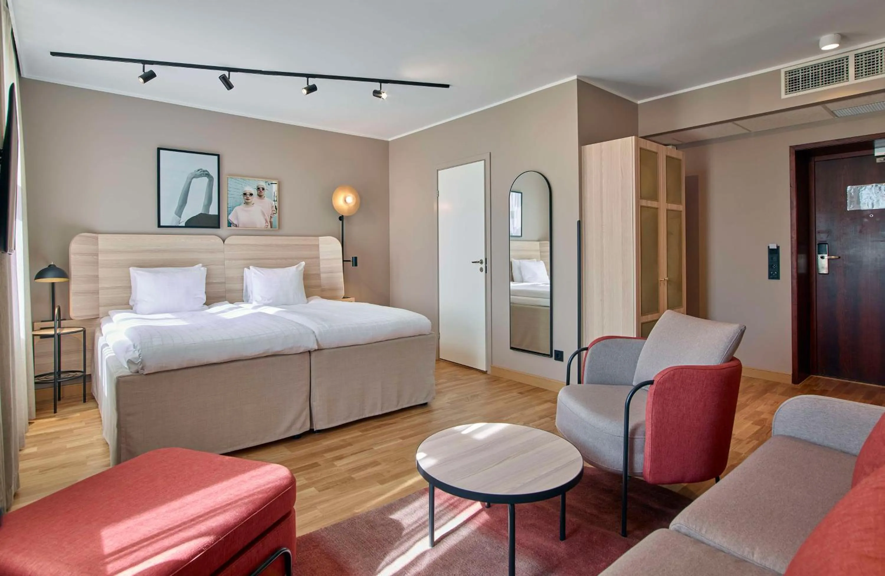 Bedroom, Bed in Scandic Strömmen