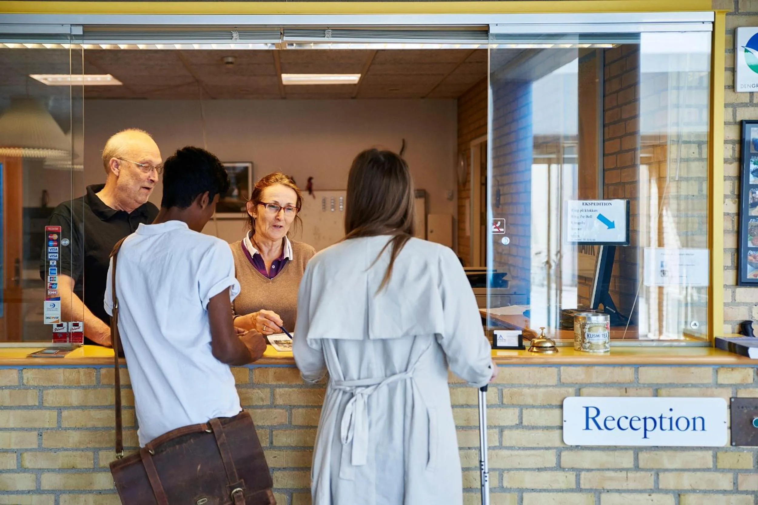 Staff in Danhostel Kalundborg