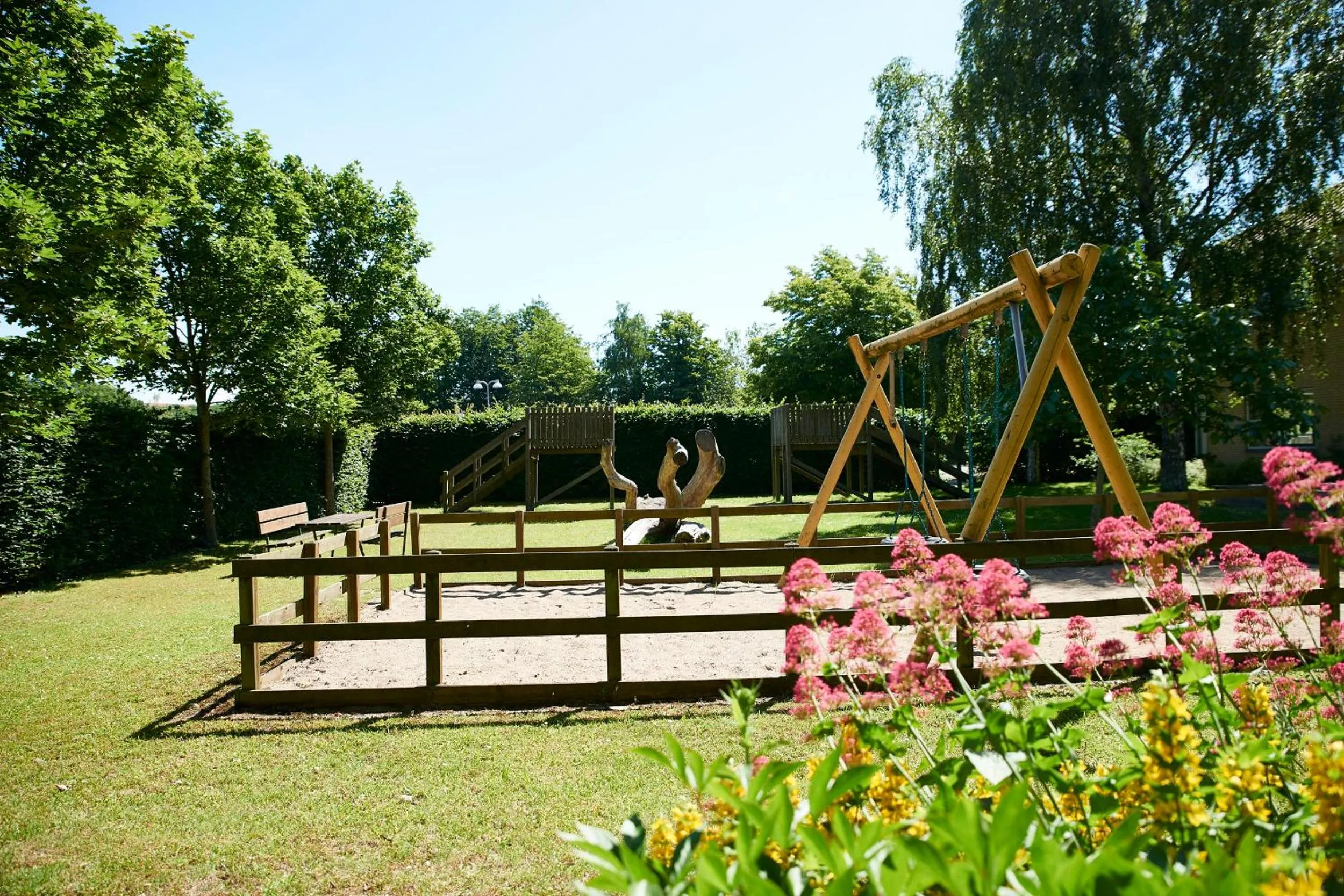 Children play ground in Danhostel Kalundborg
