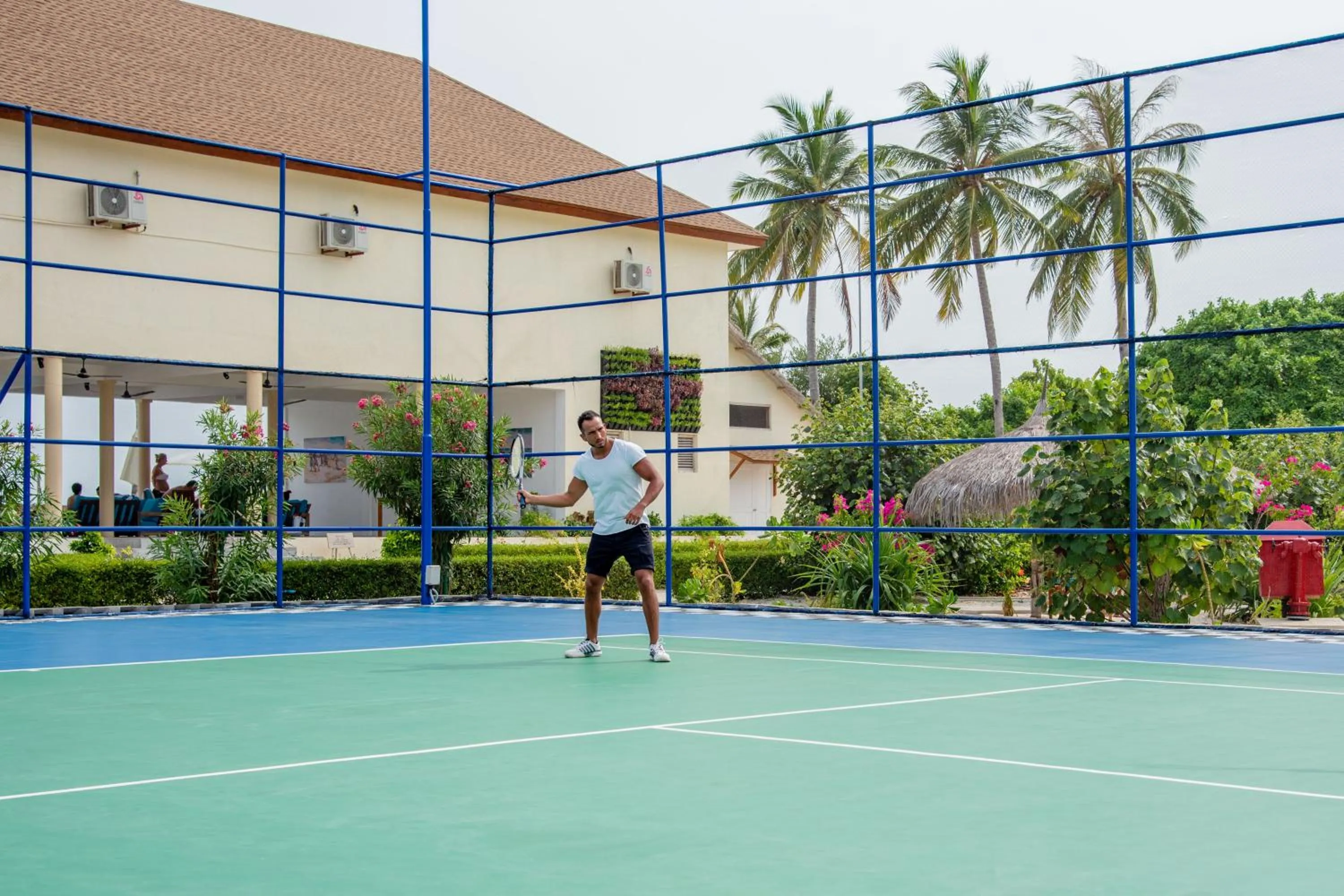 Tennis court in Reethi Faru Resort - Stay 5 Nights or more Between Aug to Oct 2025 & Enjoy a Free Sunset Cruise