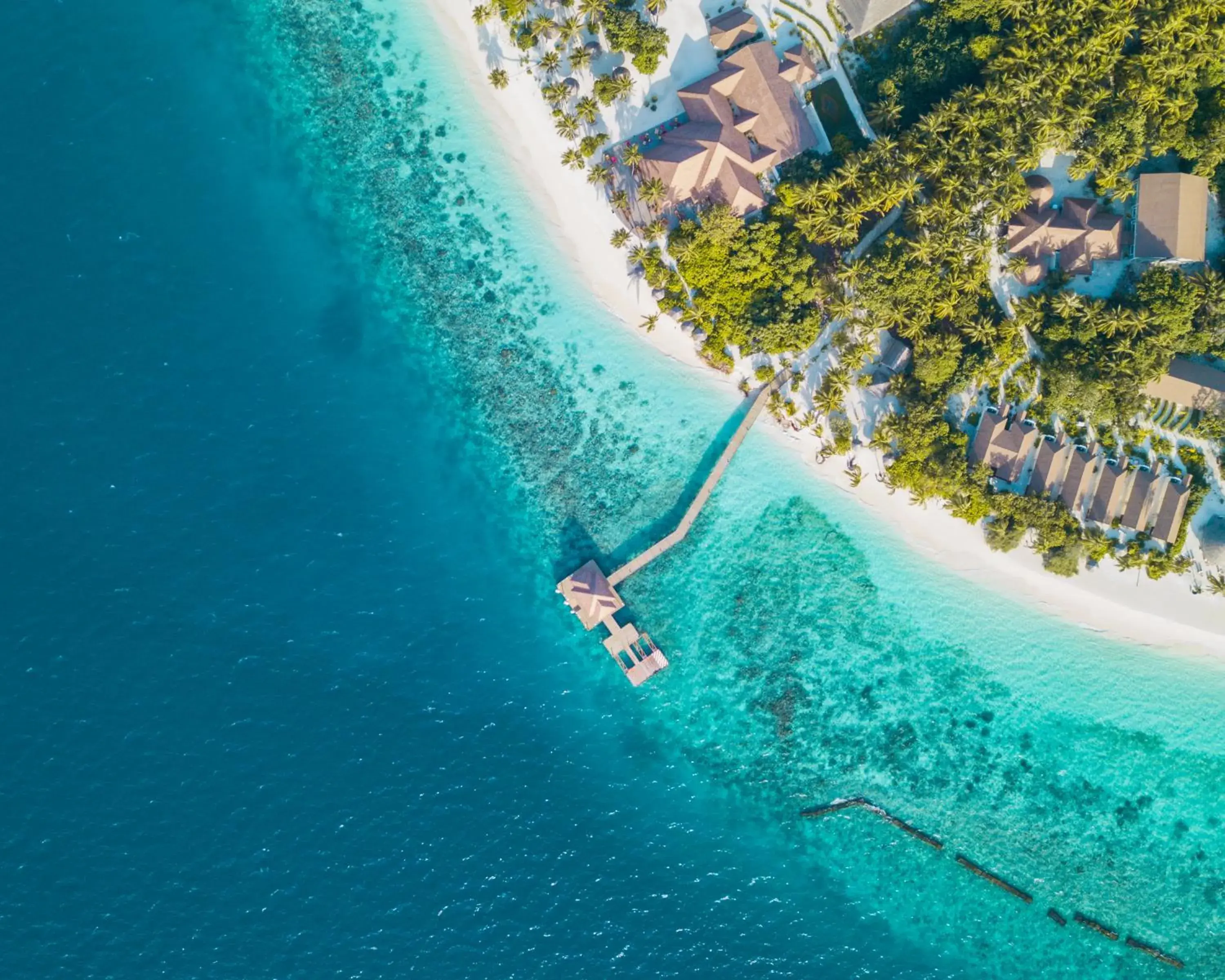 Property building in Reethi Faru Resort Property building in Reethi Faru Resort