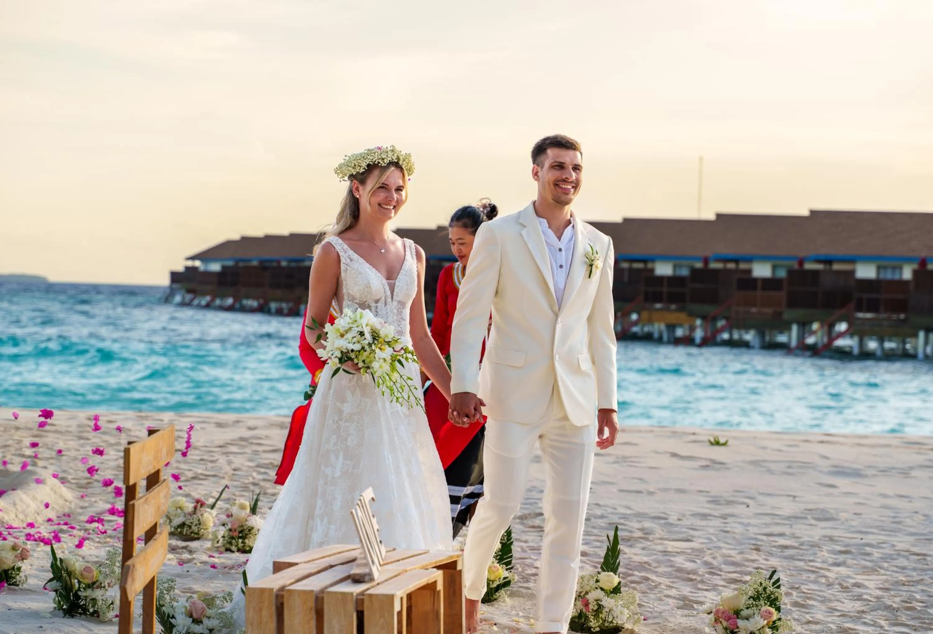 wedding in Reethi Faru Resort