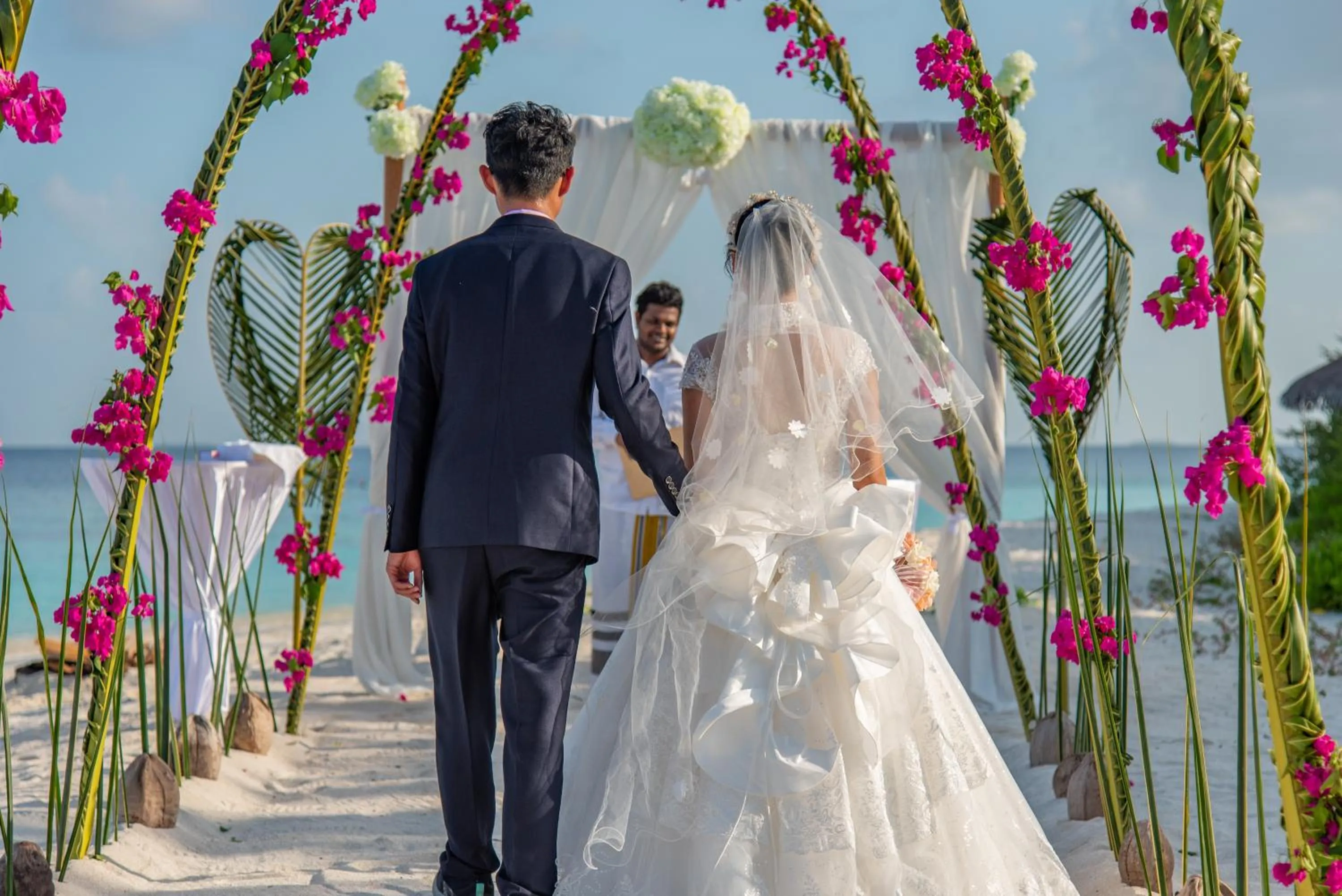 wedding in Reethi Faru Resort