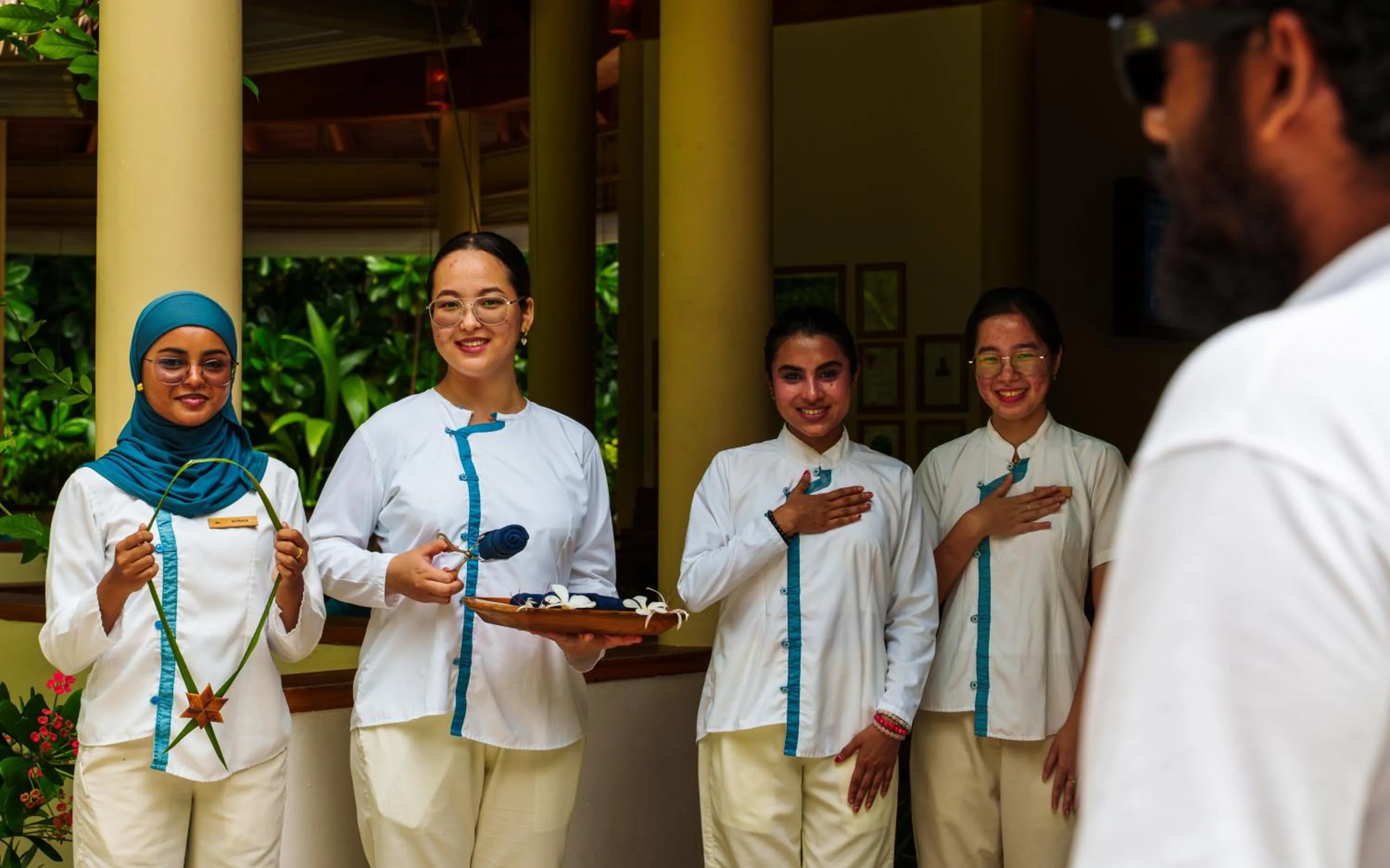 Staff in Reethi Faru Resort