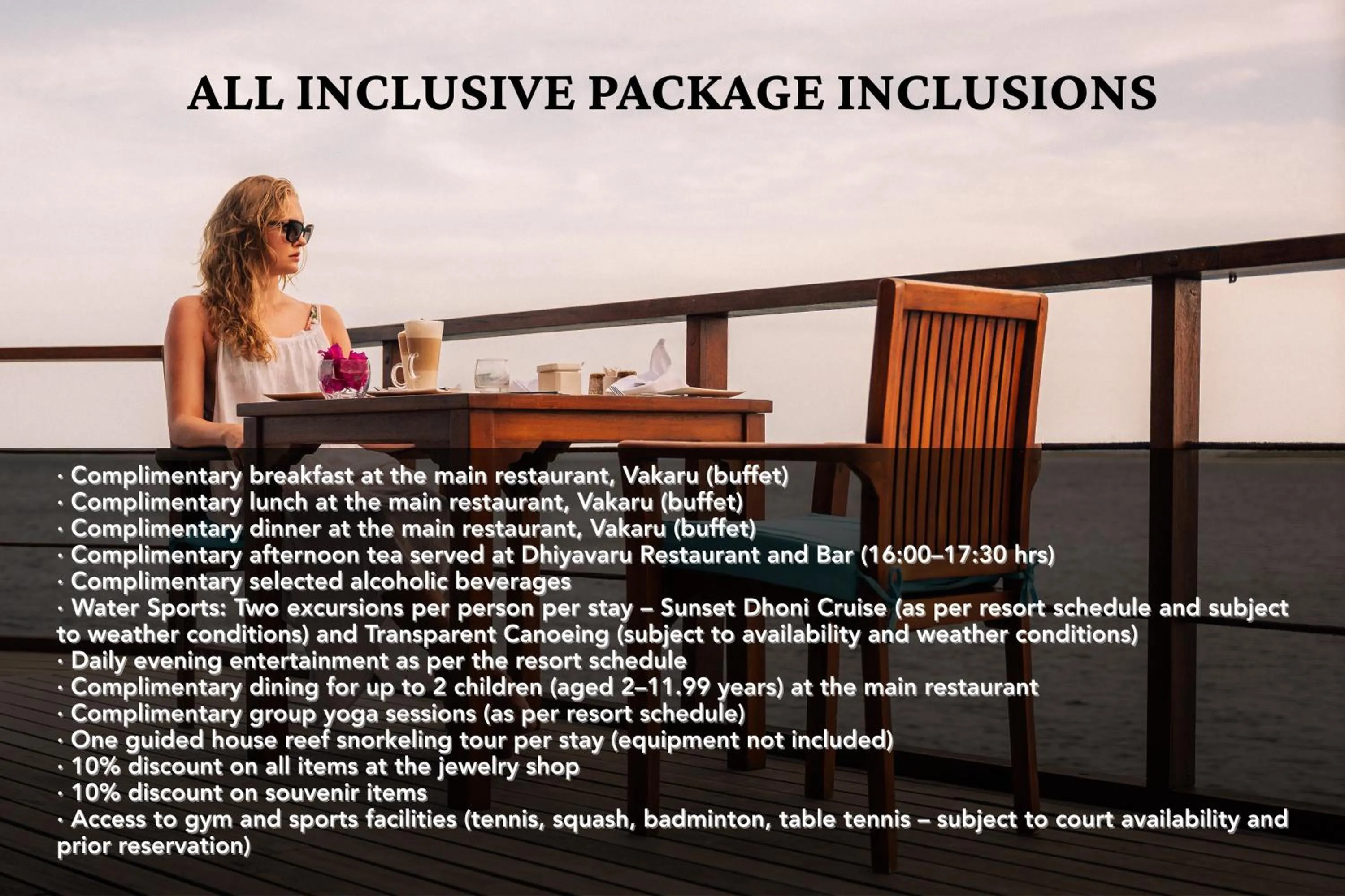 Food in Reethi Faru Resort - Stay 5 Nights or more Between Aug to Oct 2025 & Enjoy a Free Sunset Cruise