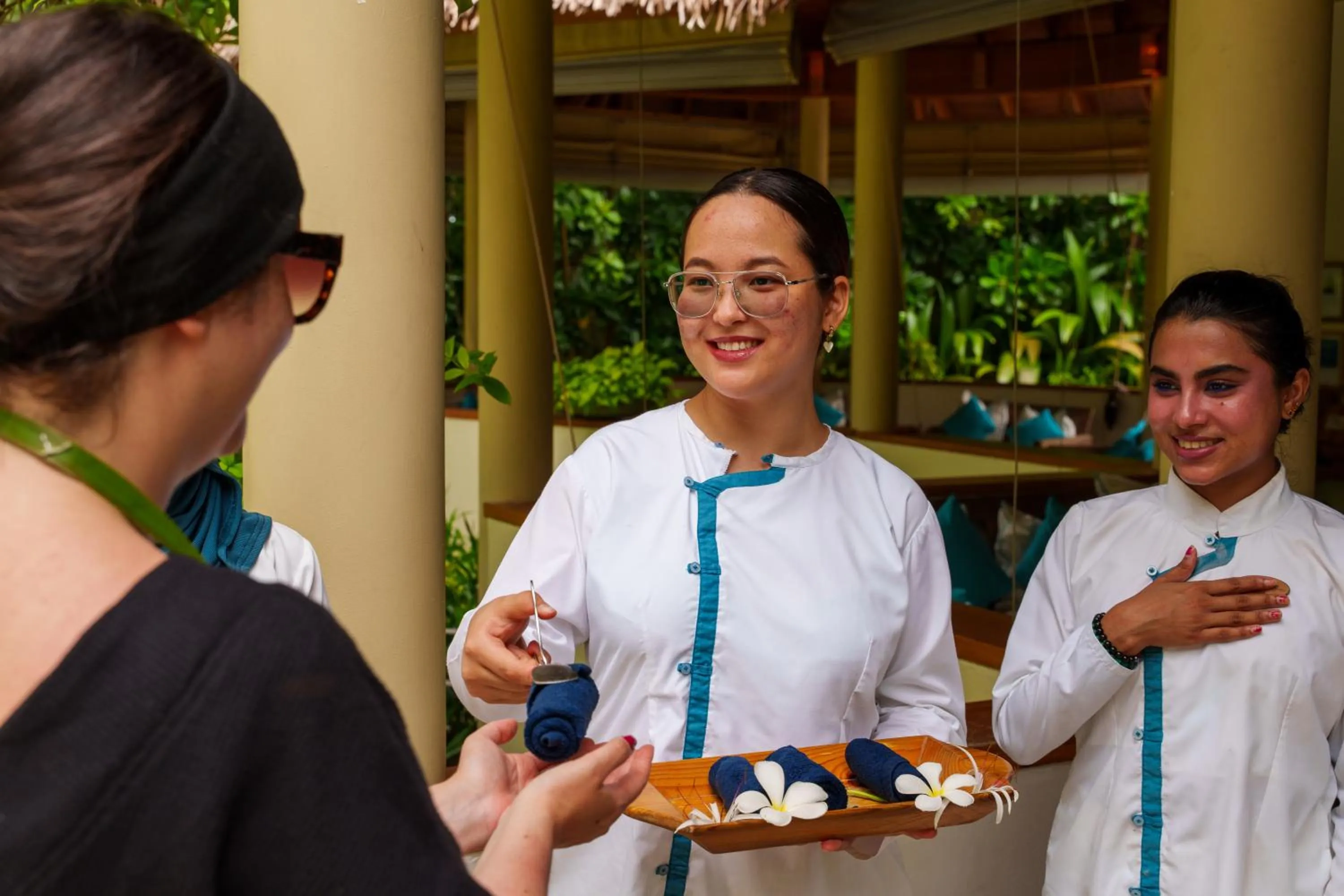 Staff in Reethi Faru Resort