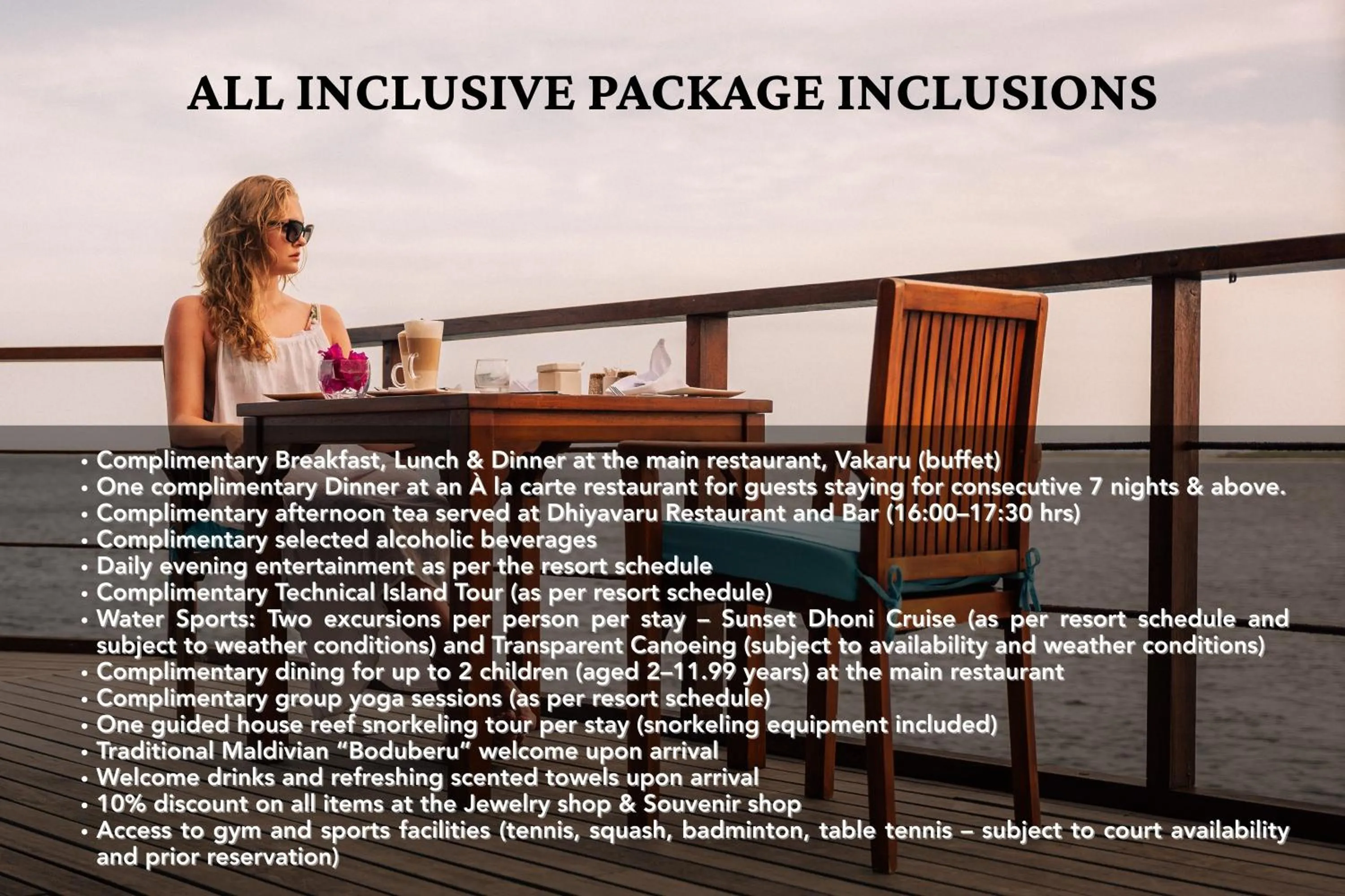 Activities in Reethi Faru Resort