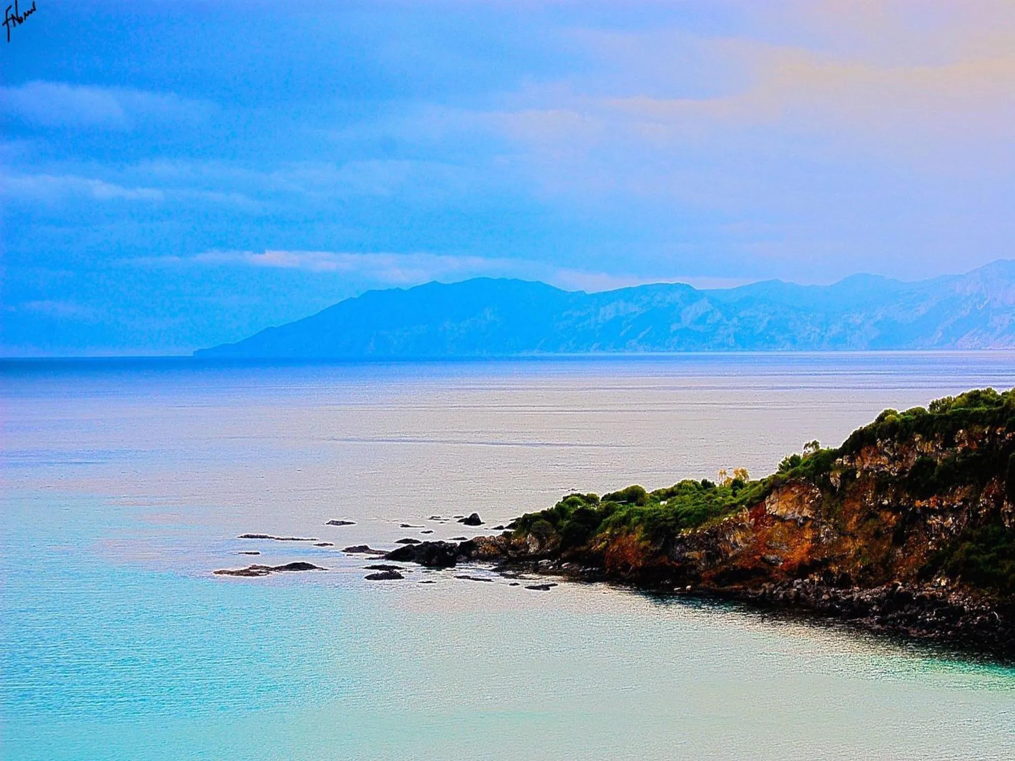 Beach in Albergo Diffuso Mannois