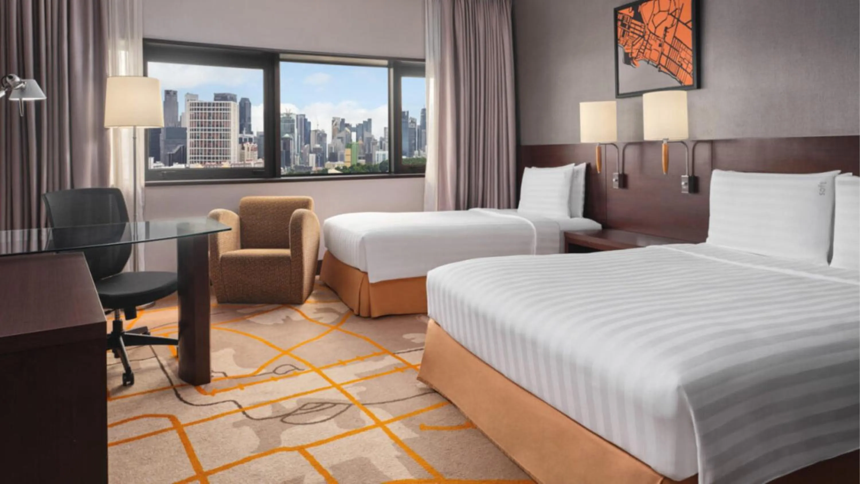 Bedroom, Bed in Holiday Inn Singapore Atrium by IHG