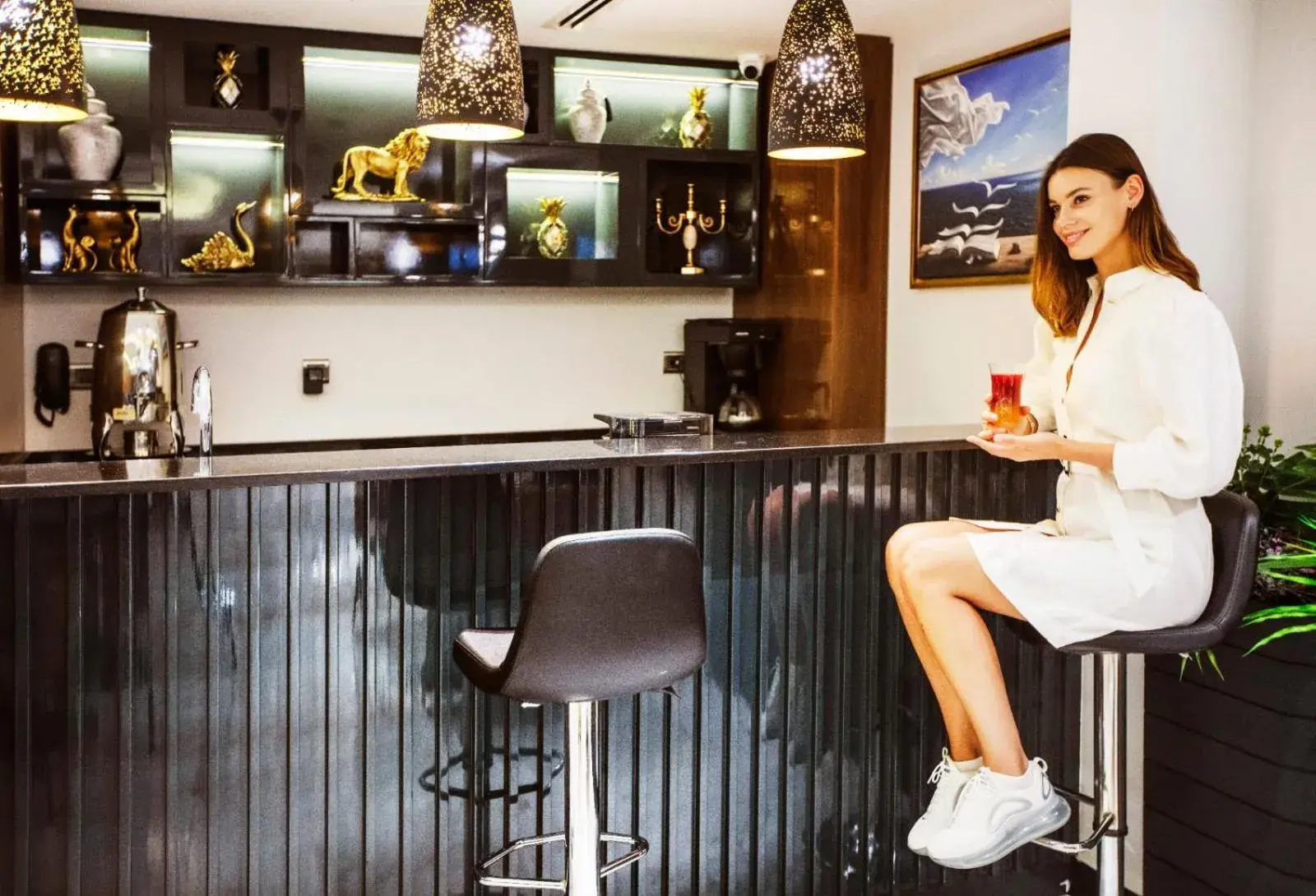 Lounge or bar in Endican Beyazit Hotel Lounge or bar in Endican Beyazit Hotel