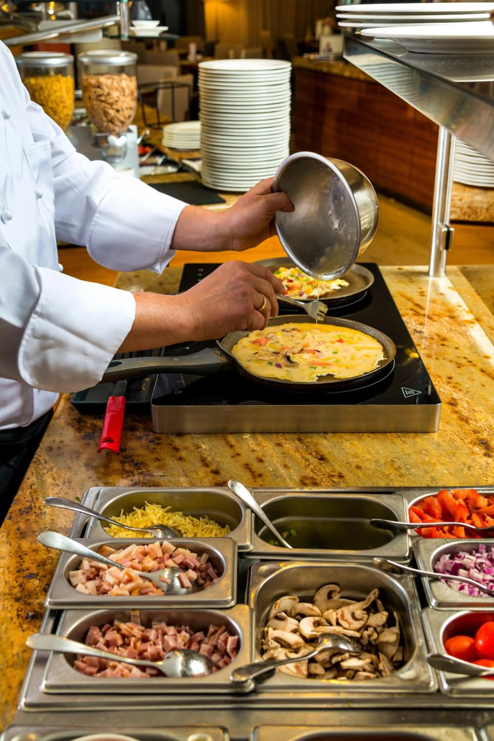 Breakfast in Hilton Garden Inn Krakow