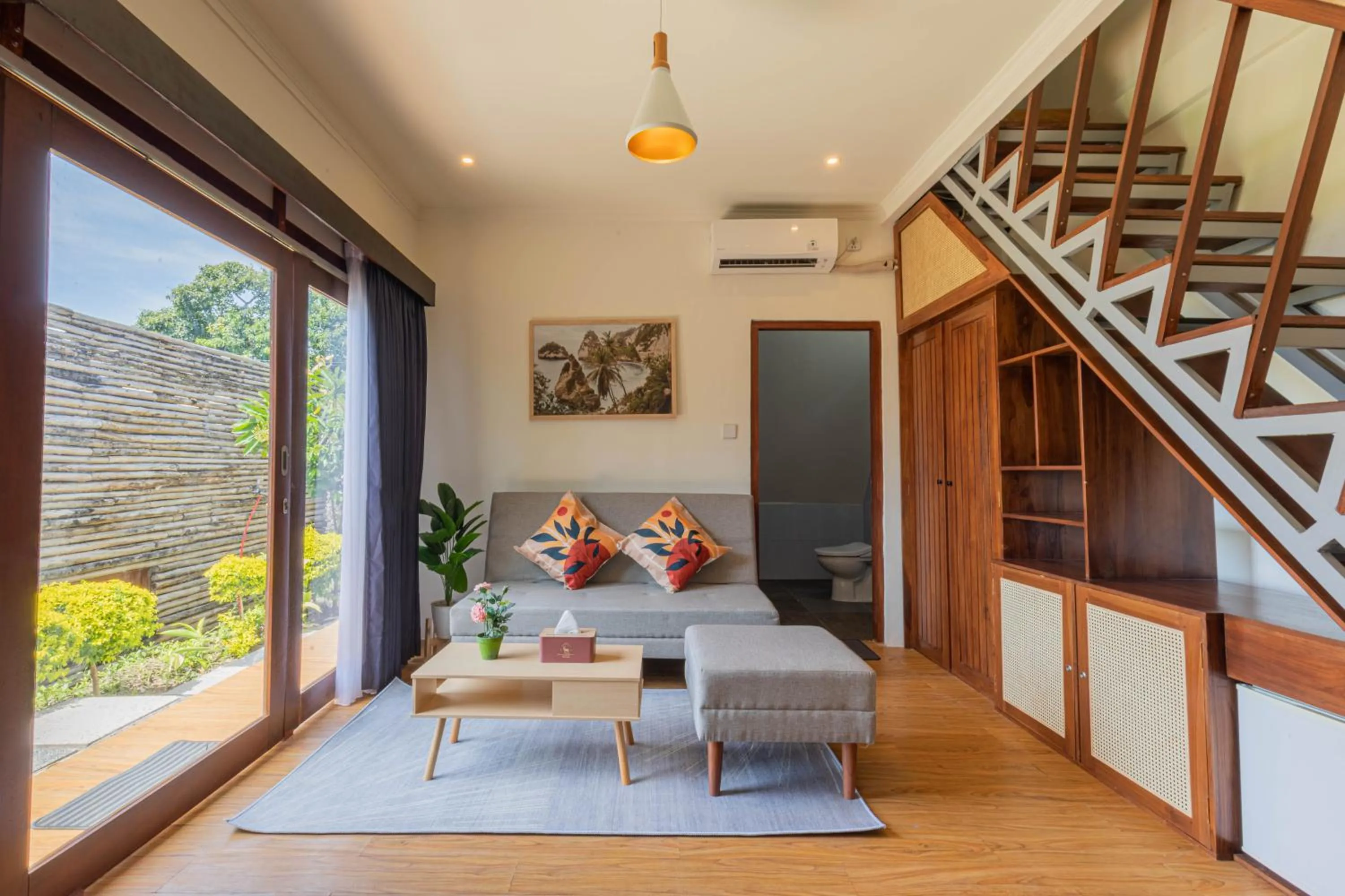 Living room in Kabeh Jati Garden Villa & Restaurant