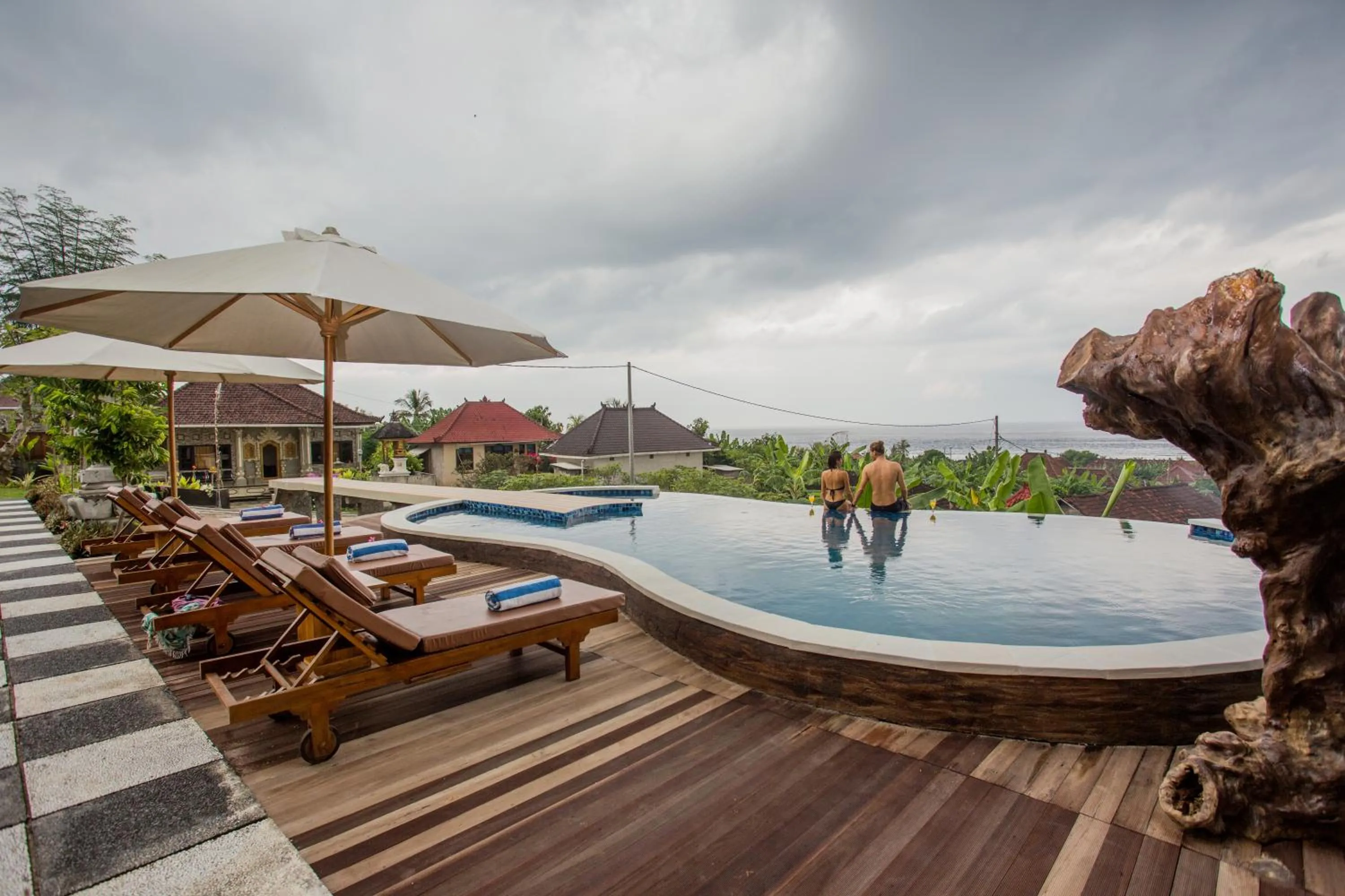 People in Kabeh Jati Garden Villa & Restaurant