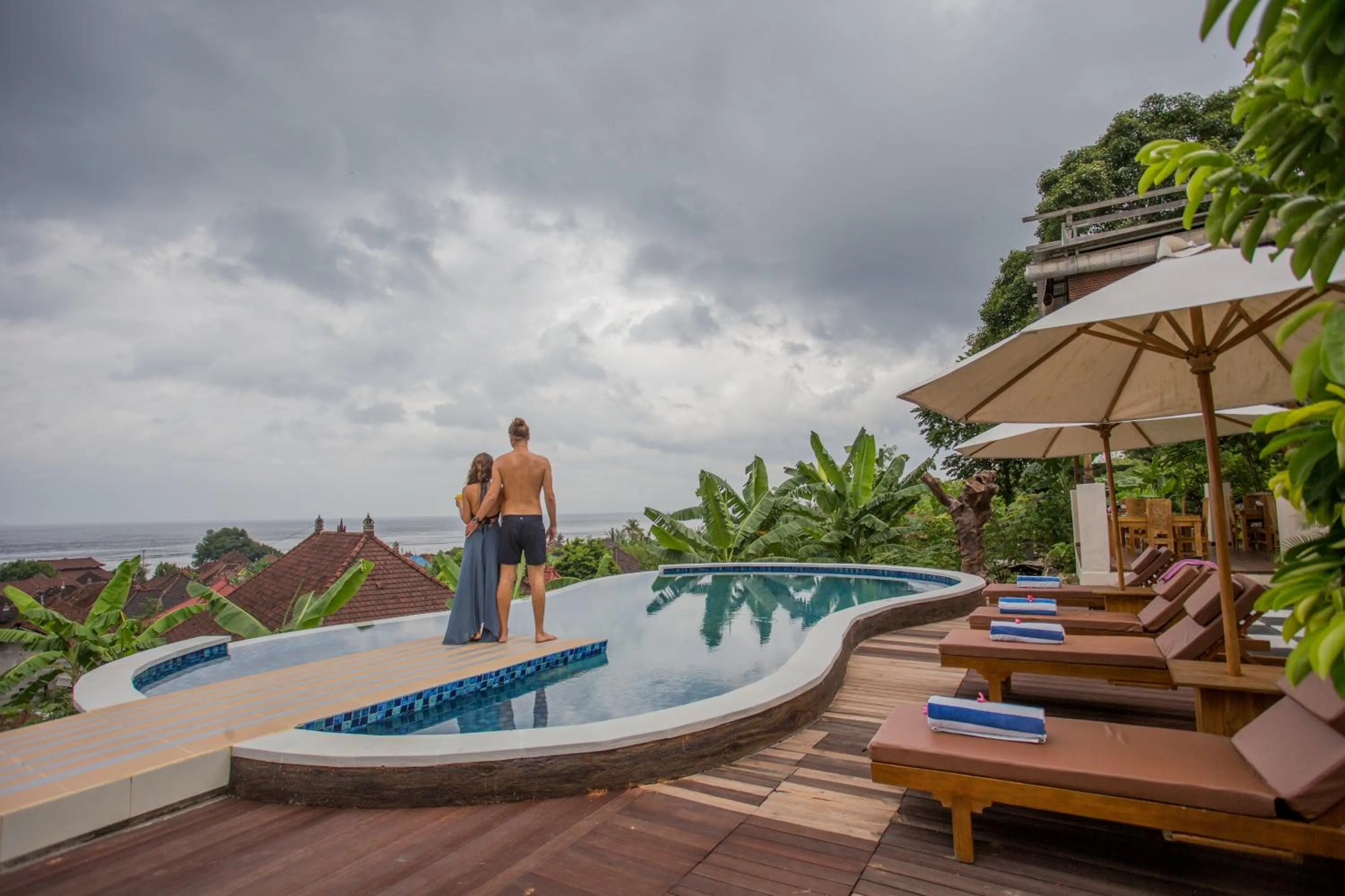 People in Kabeh Jati Garden Villa & Restaurant