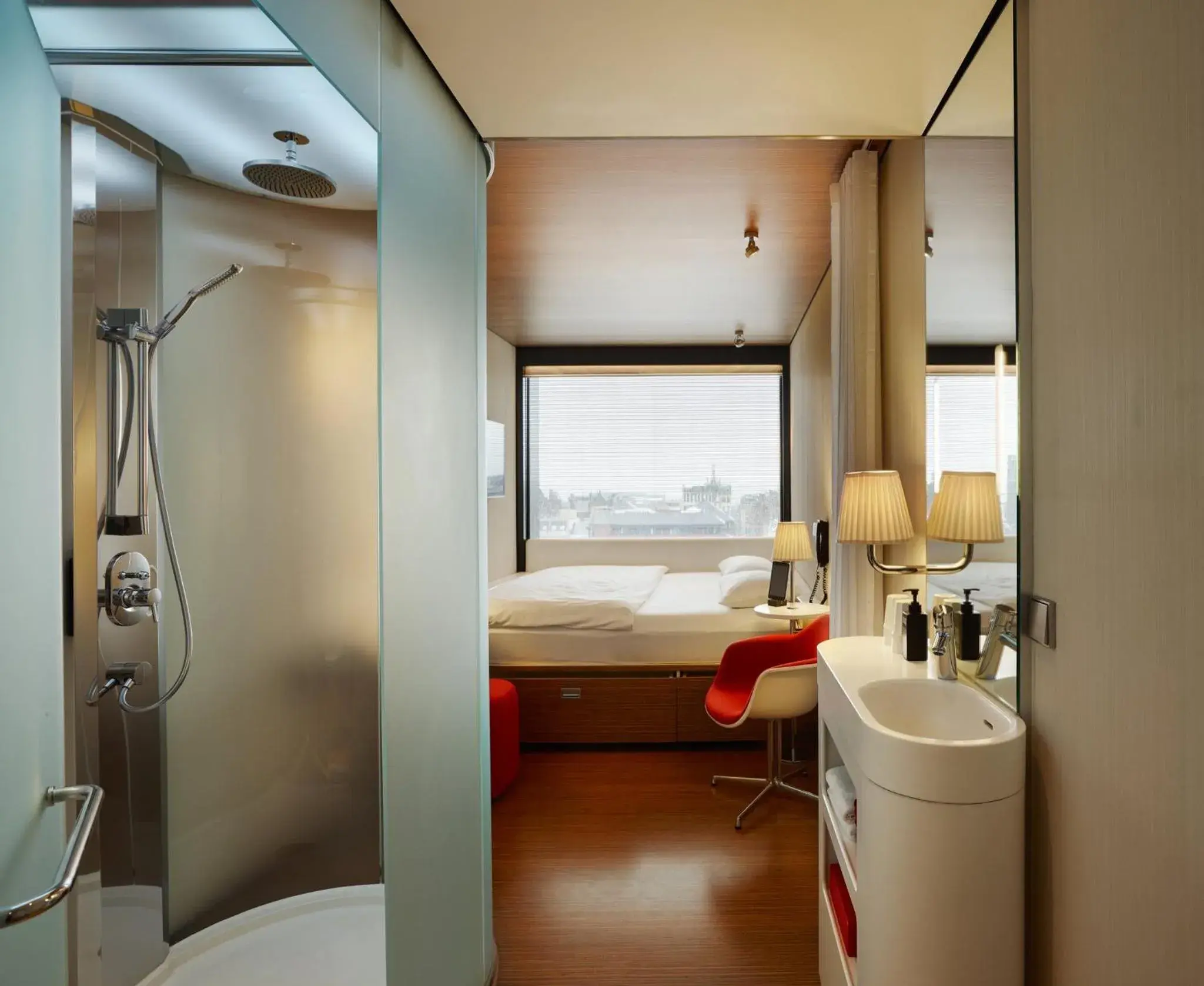 Bedroom, Bed in citizenM Glasgow Bedroom, Bed in citizenM Glasgow