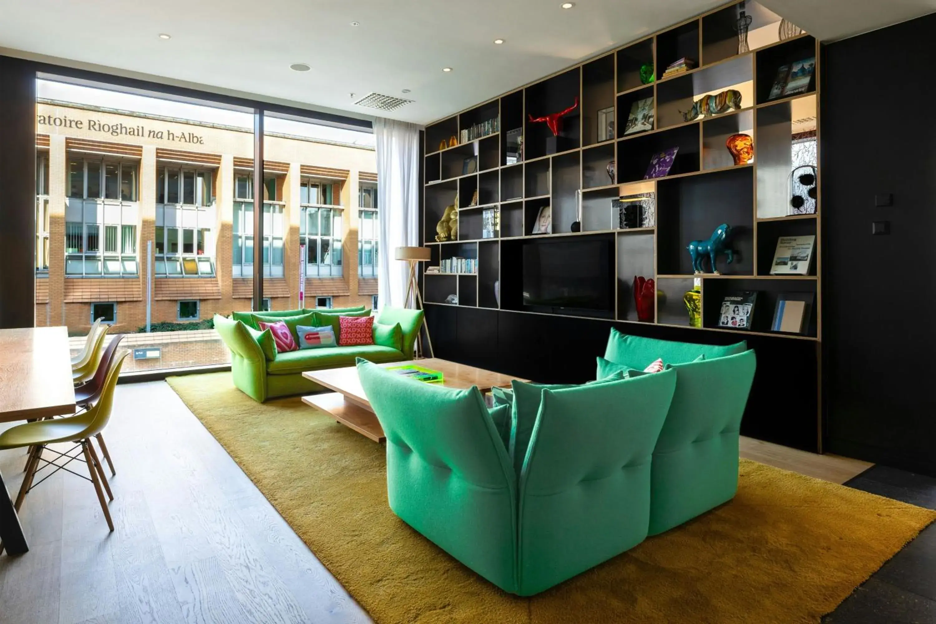 Lobby or reception in citizenM Glasgow Lobby or reception in citizenM Glasgow