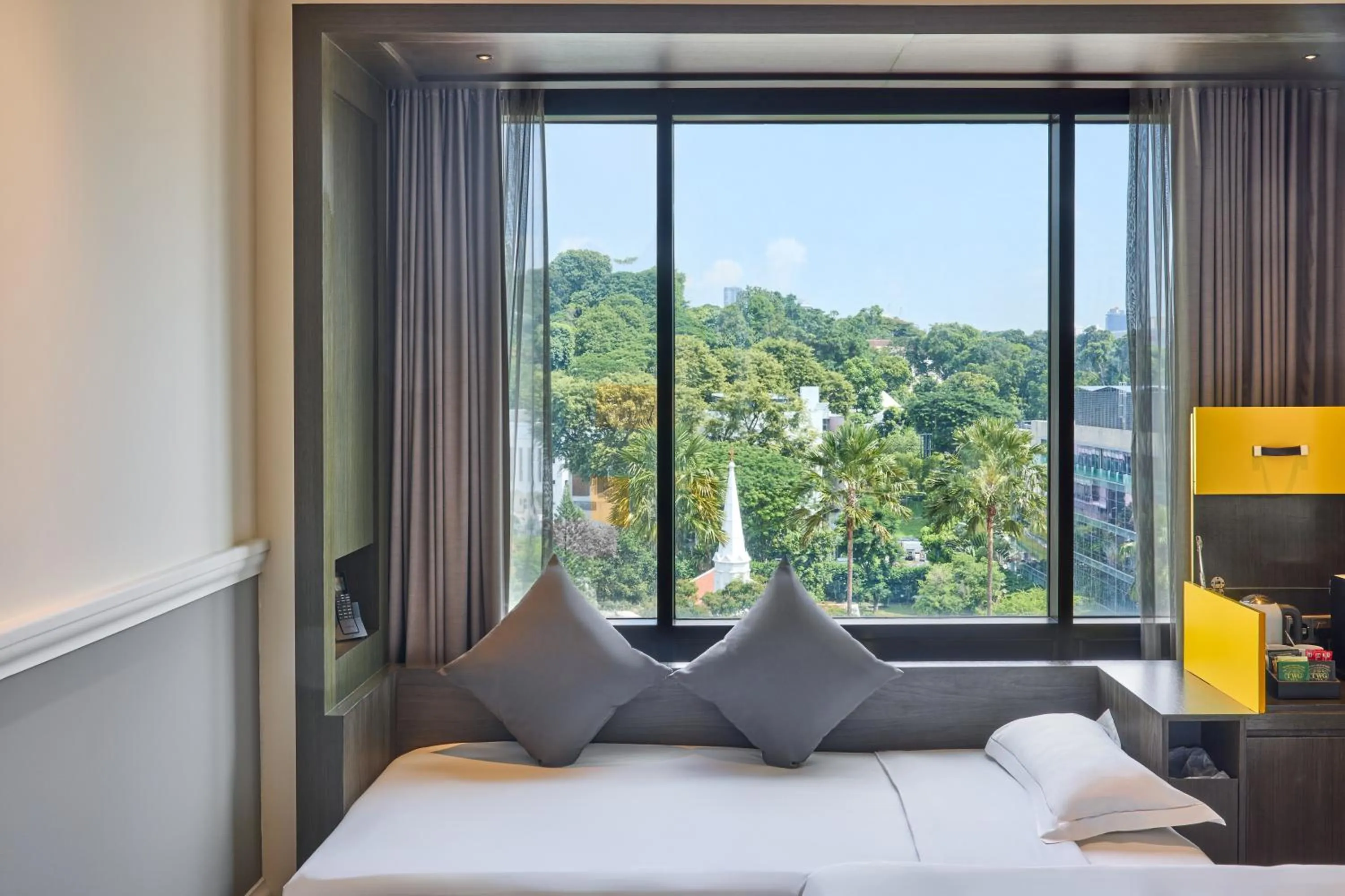 Bed in Grand Park City Hall