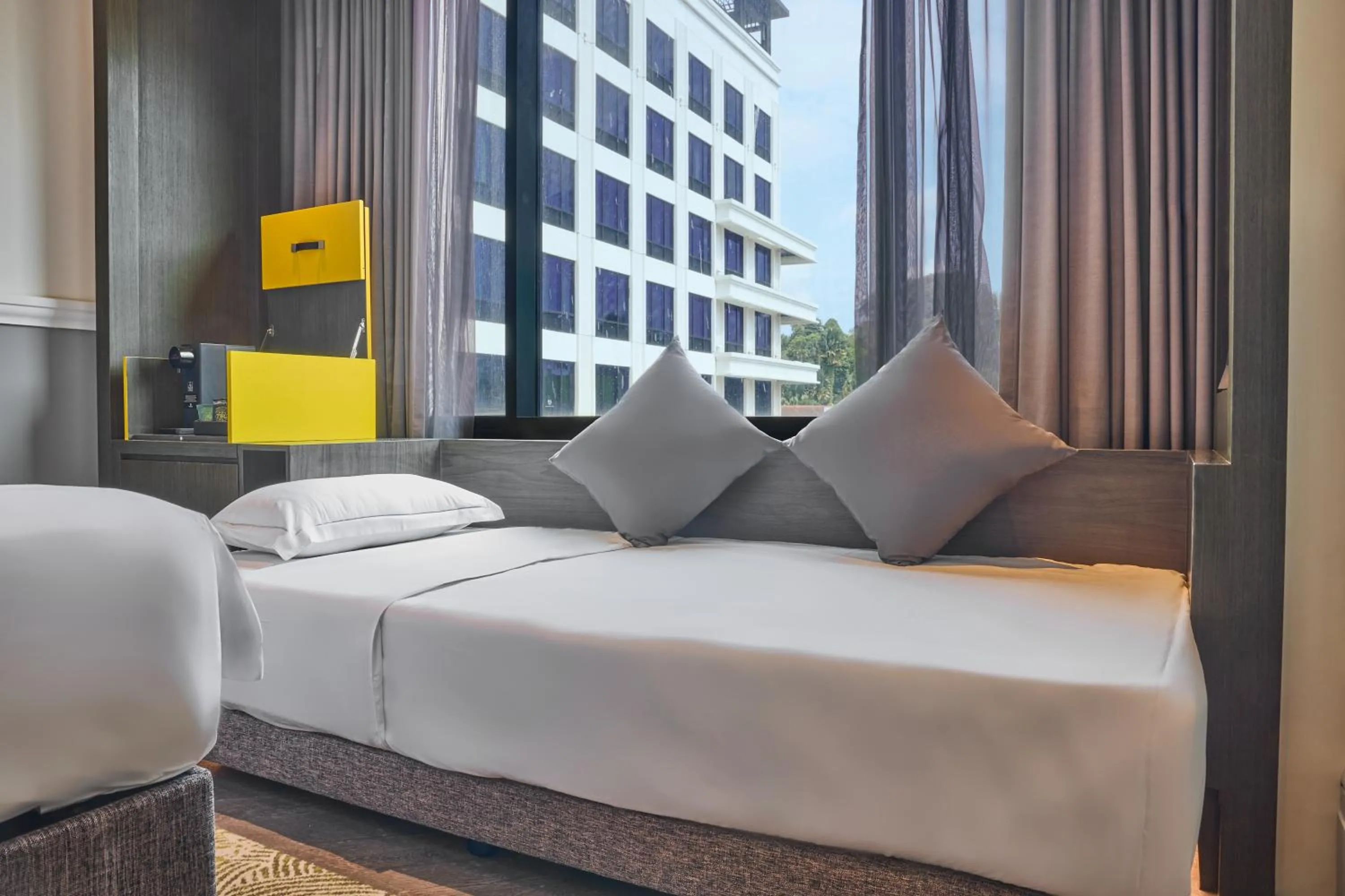 Bed in Grand Park City Hall