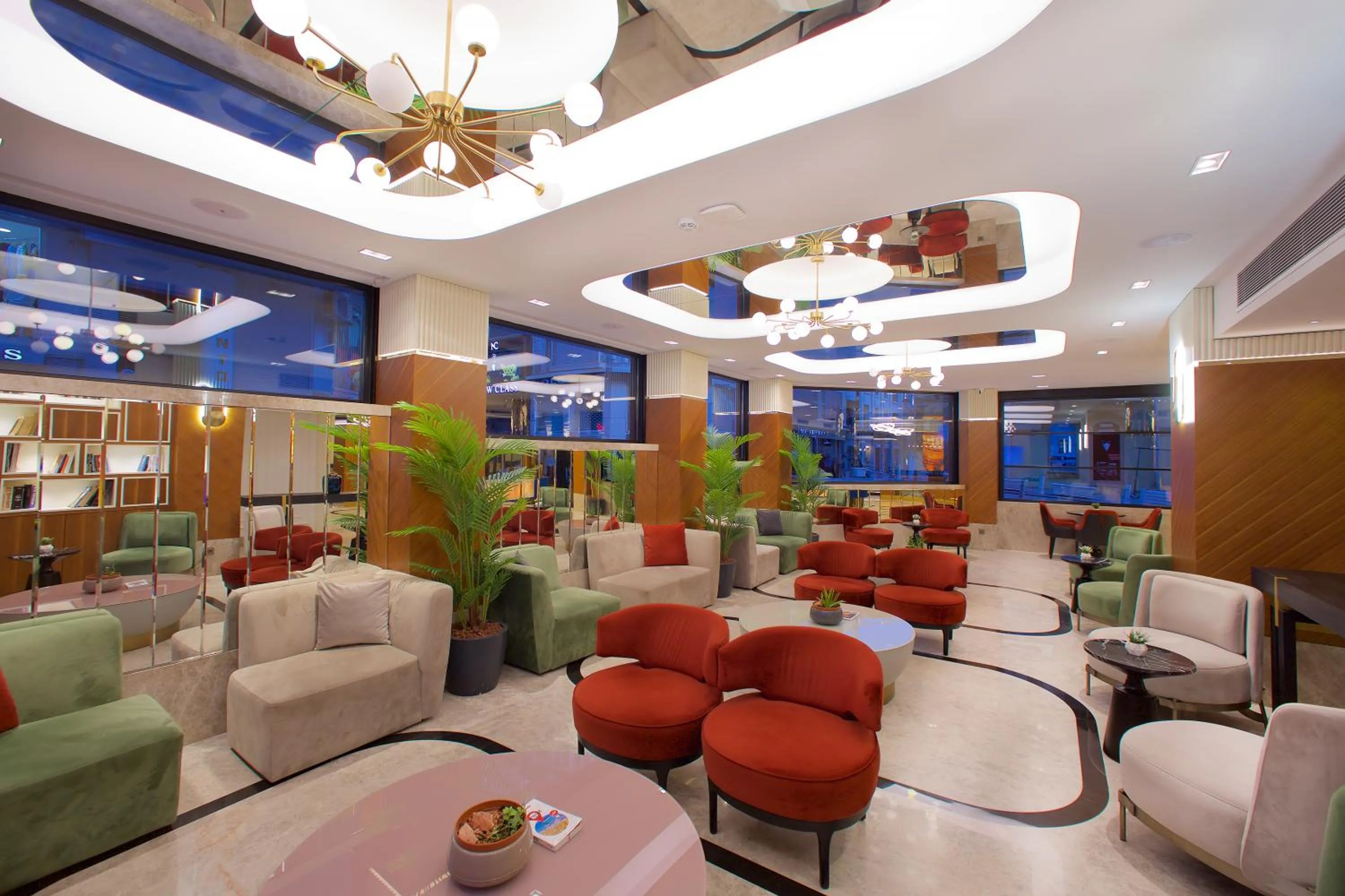 Lobby or reception in Hotel Eyfel
